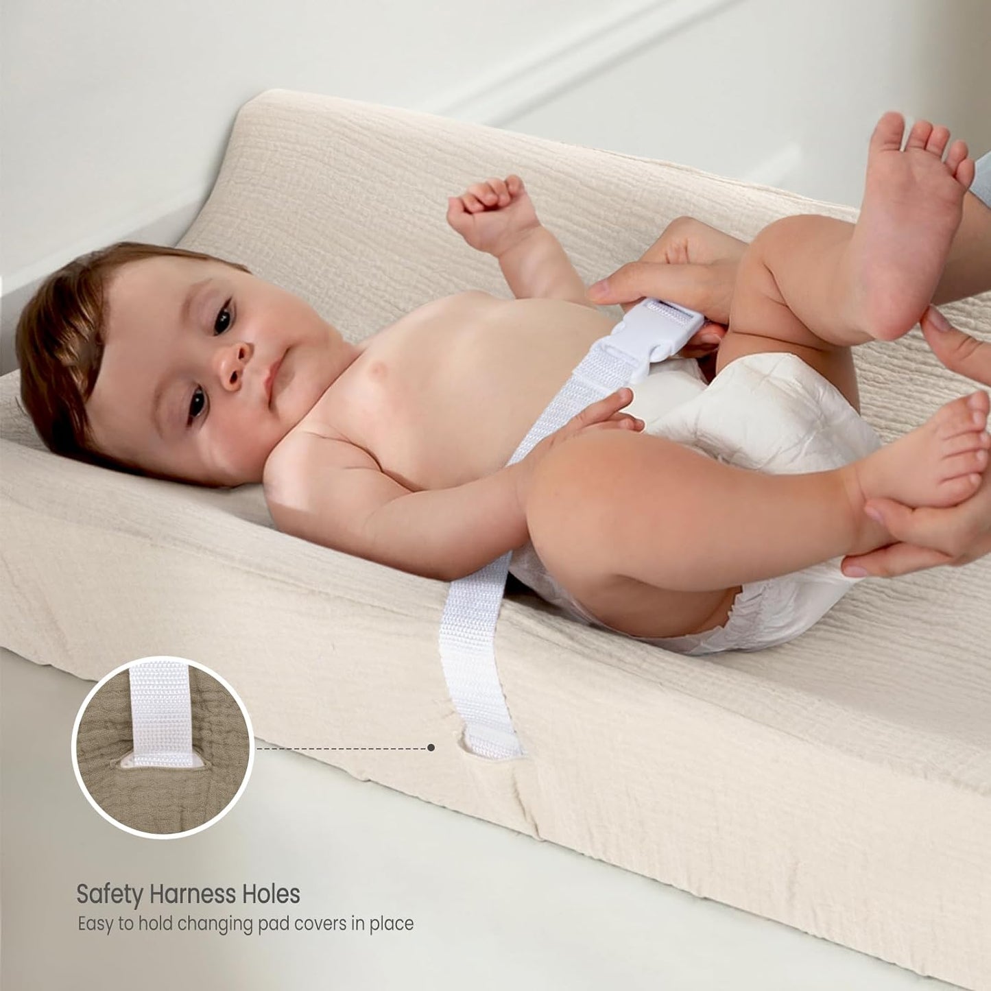 lulumoon Baby Changing Pad Cover: Muslin Diaper Changing Table Pad Cover - Changing Pad Sheets for Girls Boys