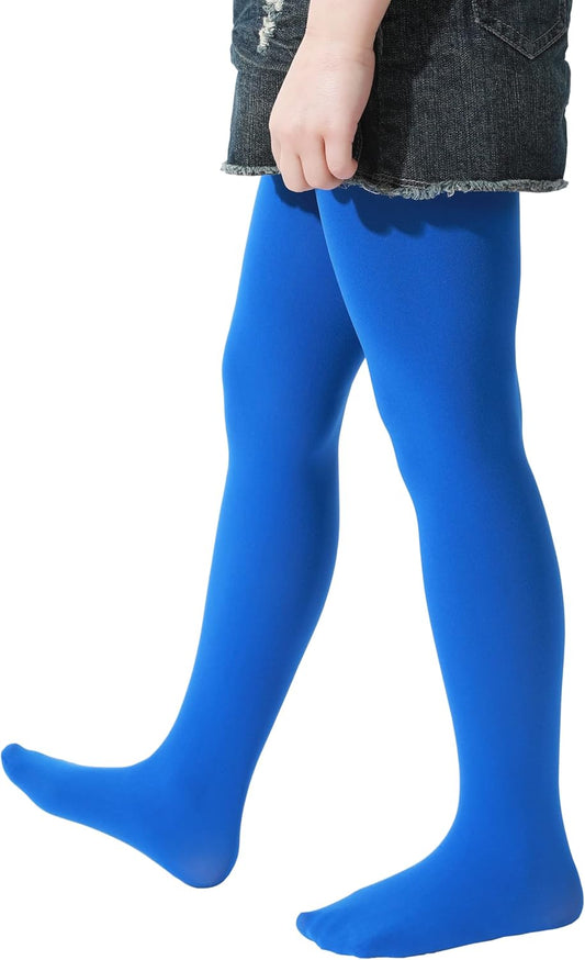 EVERSWE Girls Semi Opaque Footed Tights, Microfiber Tights