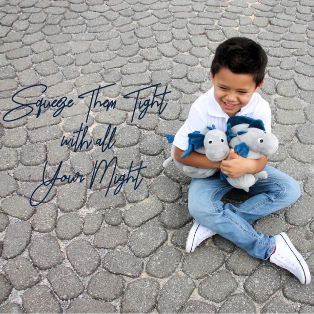 Plush First Aid Kit for Home - Aid Kit for Kids - Toddler First Aid Kit – Mini Emergency First Aid Classroom – Mr. Lizarbocker Dragon Plush Bag