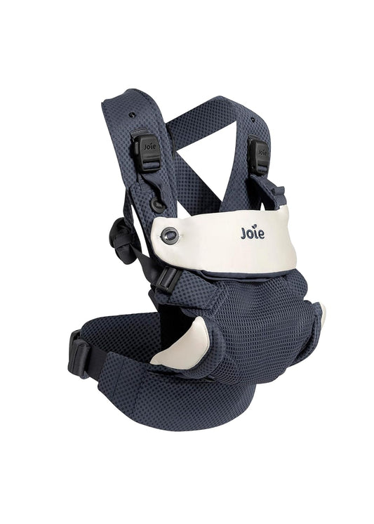 Joie Savvy Lite Air 3-in-1 Baby Carrier – Lightweight, Ergonomic Baby Carrier with 3 Carry Positions, Breathable Fabric, Padded Straps, and Lumbar Support (Indigo)