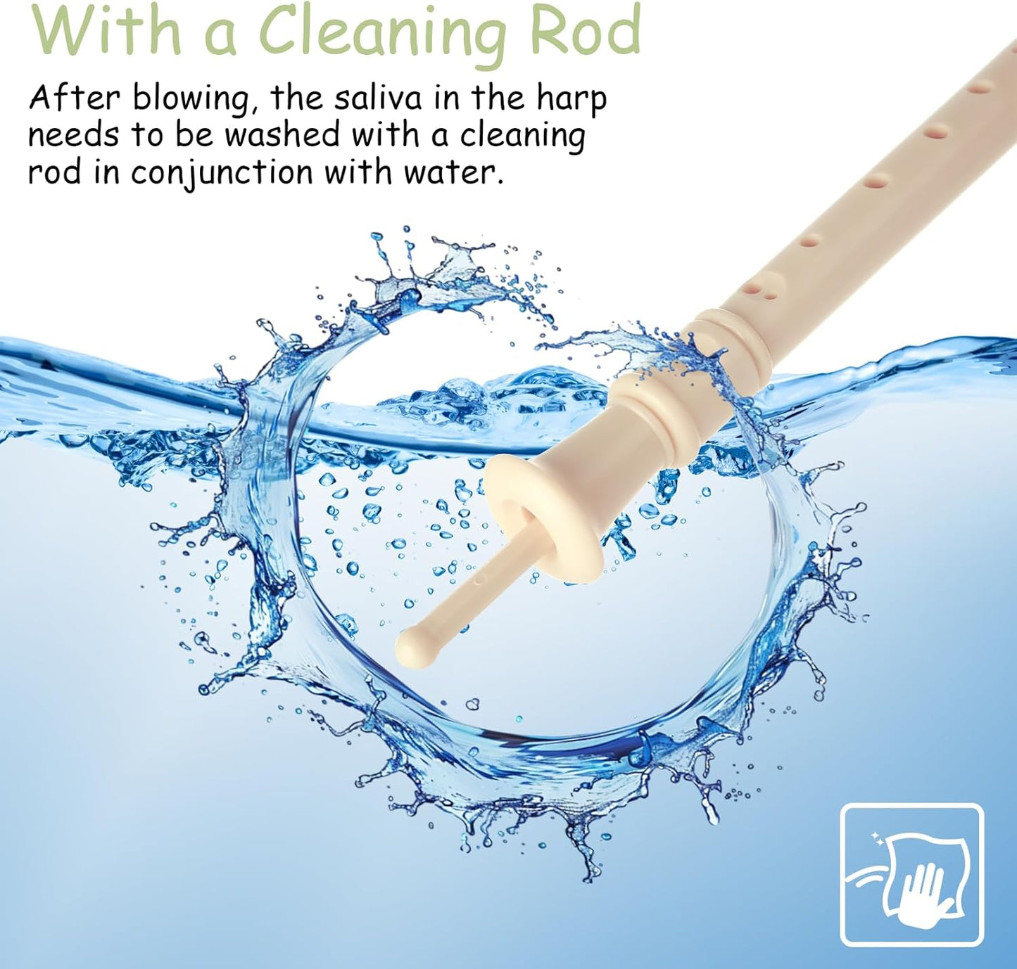 6 Pack Soprano Recorder Instrument, 8 Hole Recorder Flute, Plastic Recorders Musical Instruments with Cleaning Rod, Beginner Recorder Soprano Recorder for Music