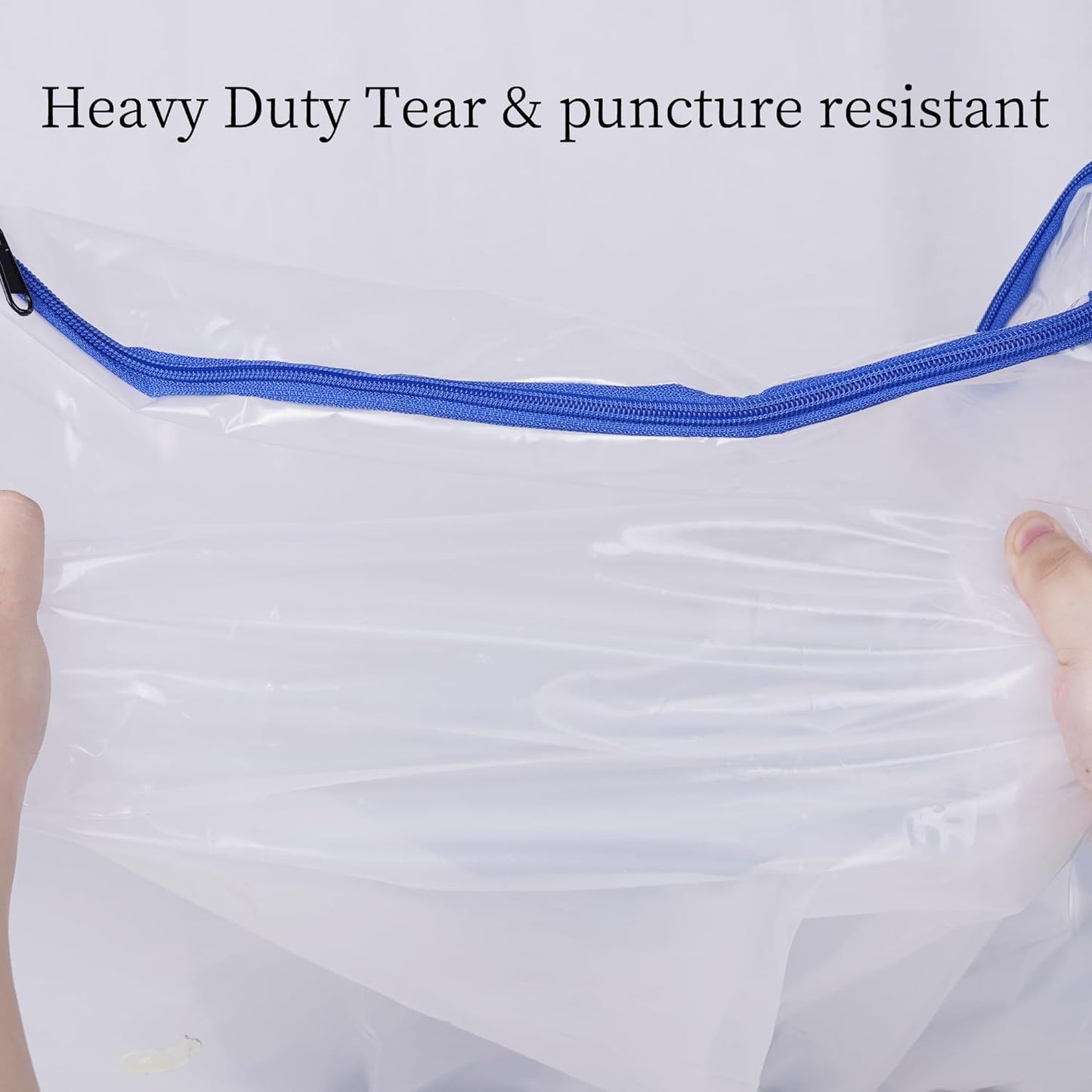 2 Pack Crib Mattress Storage Bags with Zipper -5 Mil Plastic Waterproof Crib Mattress Bags for Moving and Storage