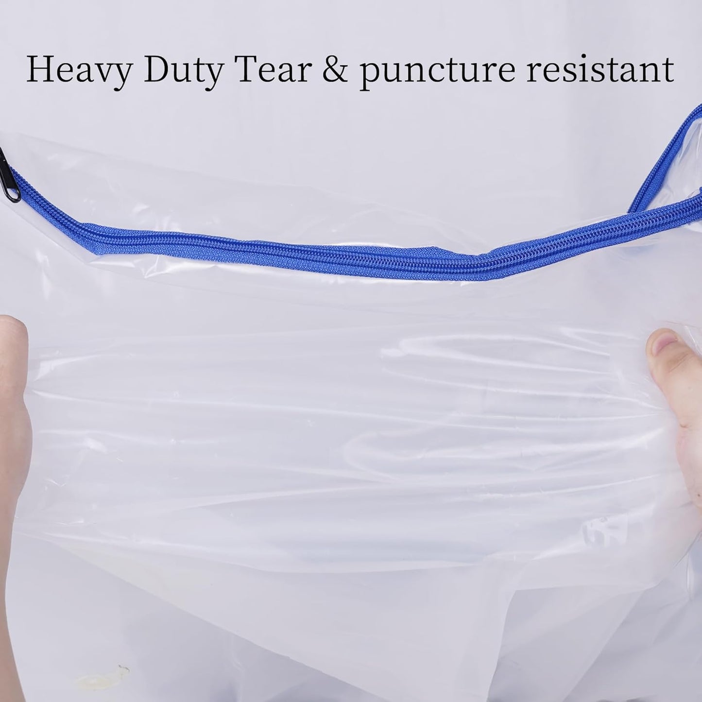 Full Mattress Bag for Moving and Storage Cover -5 Mil Zipper Plastic Waterproof Mattress Storage Bag,77x56x14 inches,1 Pack