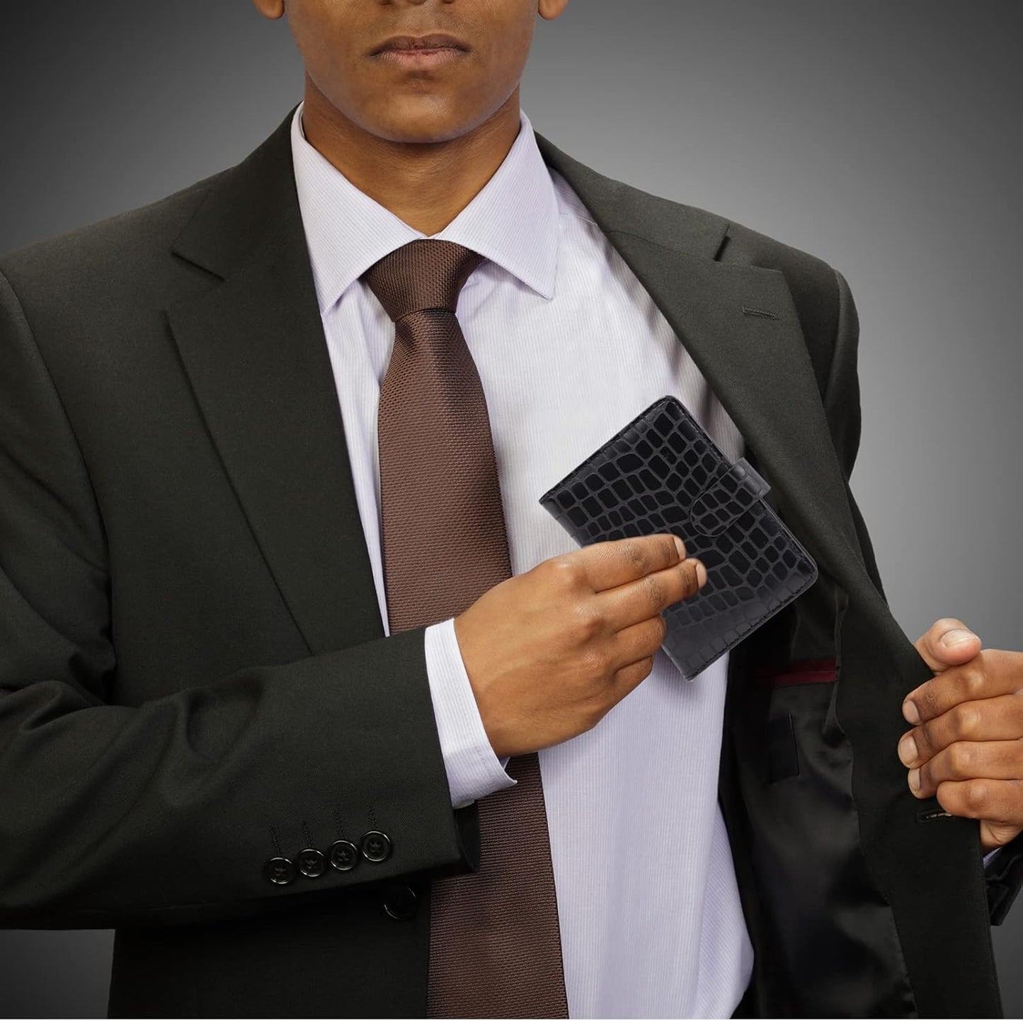 Melsbrinna Rfid Passport Holder for Travel women/Men, Cute Passport Wallet Rfid Blocking Card Slots, Rfid Passport Cover/CaseTravel Wallet, Passport Book Holder (1, Black2)