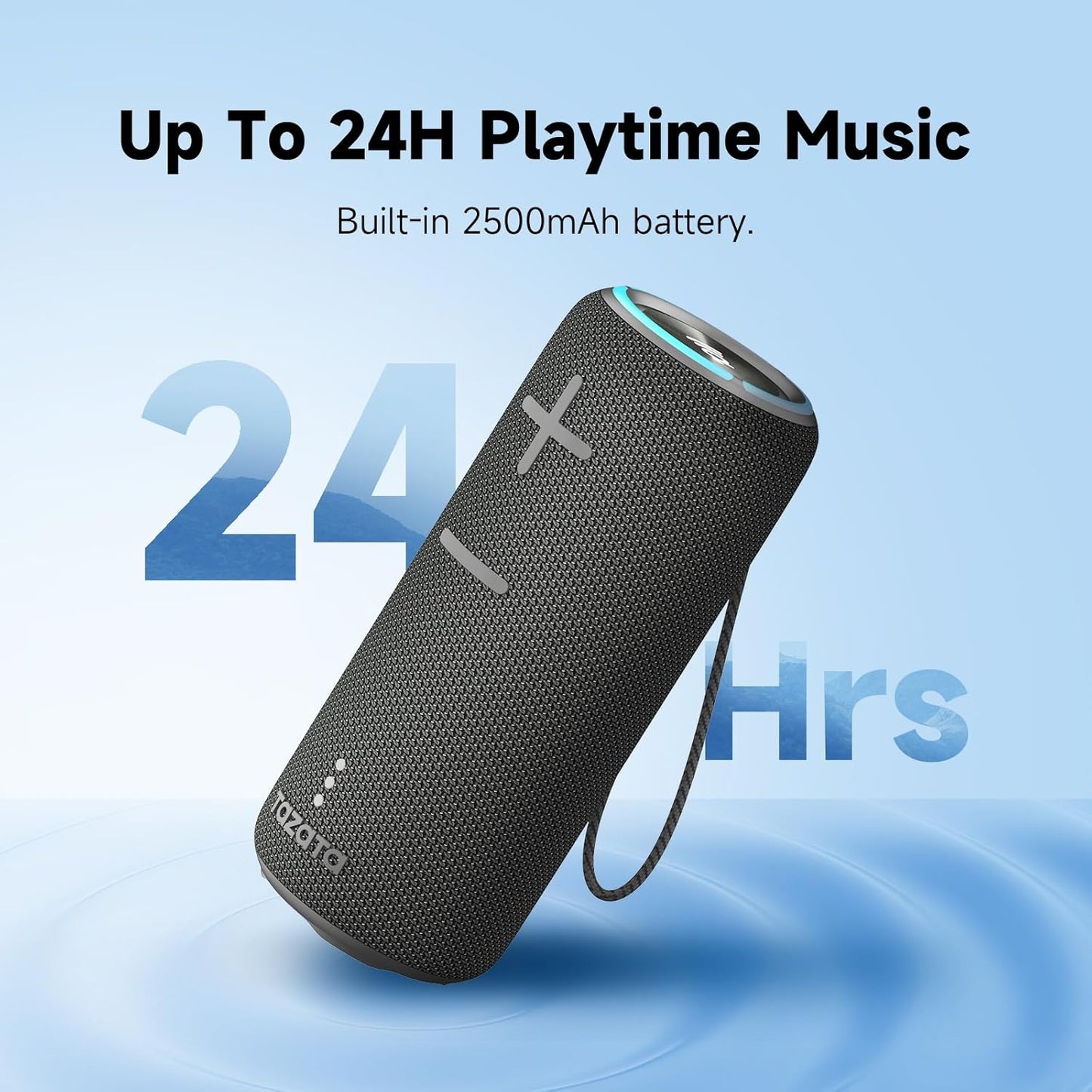 Portable Bluetooth Speaker, 30W 360° Surround Sound IPX7 Waterproof Wireless Golf Speakers,Outdoor Loud TWS Speaker,for Beach,Party,Camping Gift,8H Playtime