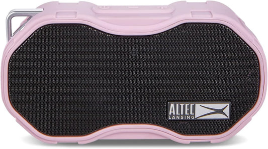 Altec Lansing Baby Boom XL - Waterproof Bluetooth Speaker, Wireless & Portable Speaker for Travel & Outdoor Use, Deep Bass & Loud Sound, 1 Pack, Pink