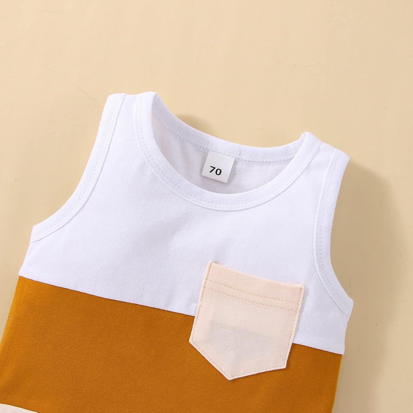 Kupretty Baby Boy Summer Clothes Sleeveless Tank Tops Vest T-Shirt + Casual Shorts Toddler Outfits Set