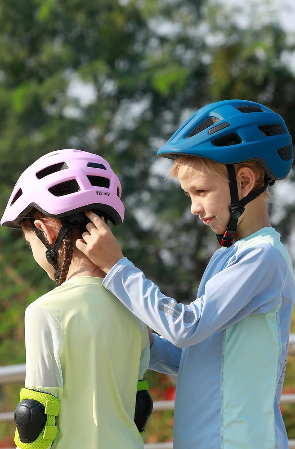 Kids Bike Helmet for Ages 1-8 Years, Adjustable Toddler Boys and Girls Helmets, Lightweight Child Infant Bicycle Cycling Scooter Sports Helmet 48-54cm