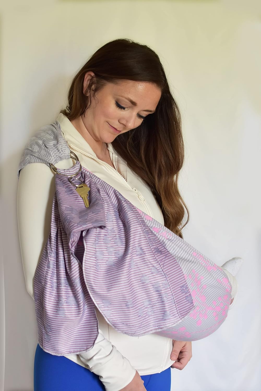 Lite-on-Shoulder Ring/Pouch Baby Sling Fish Tail