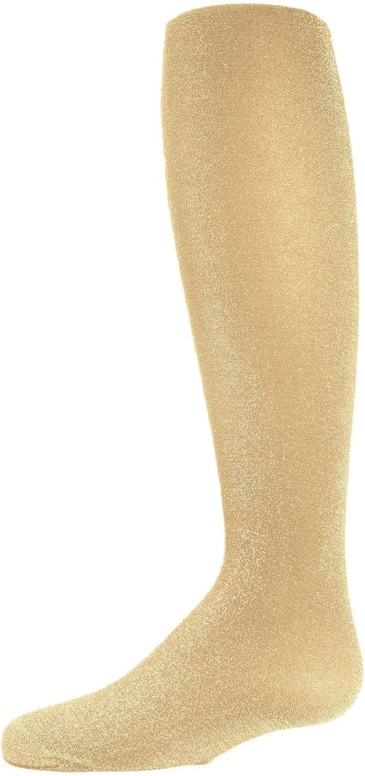 MeMoi Shining Star Shimmer Tights for Girls, Ultra Soft and Lightweight Opaque Girl Tights - Sizes 2-14