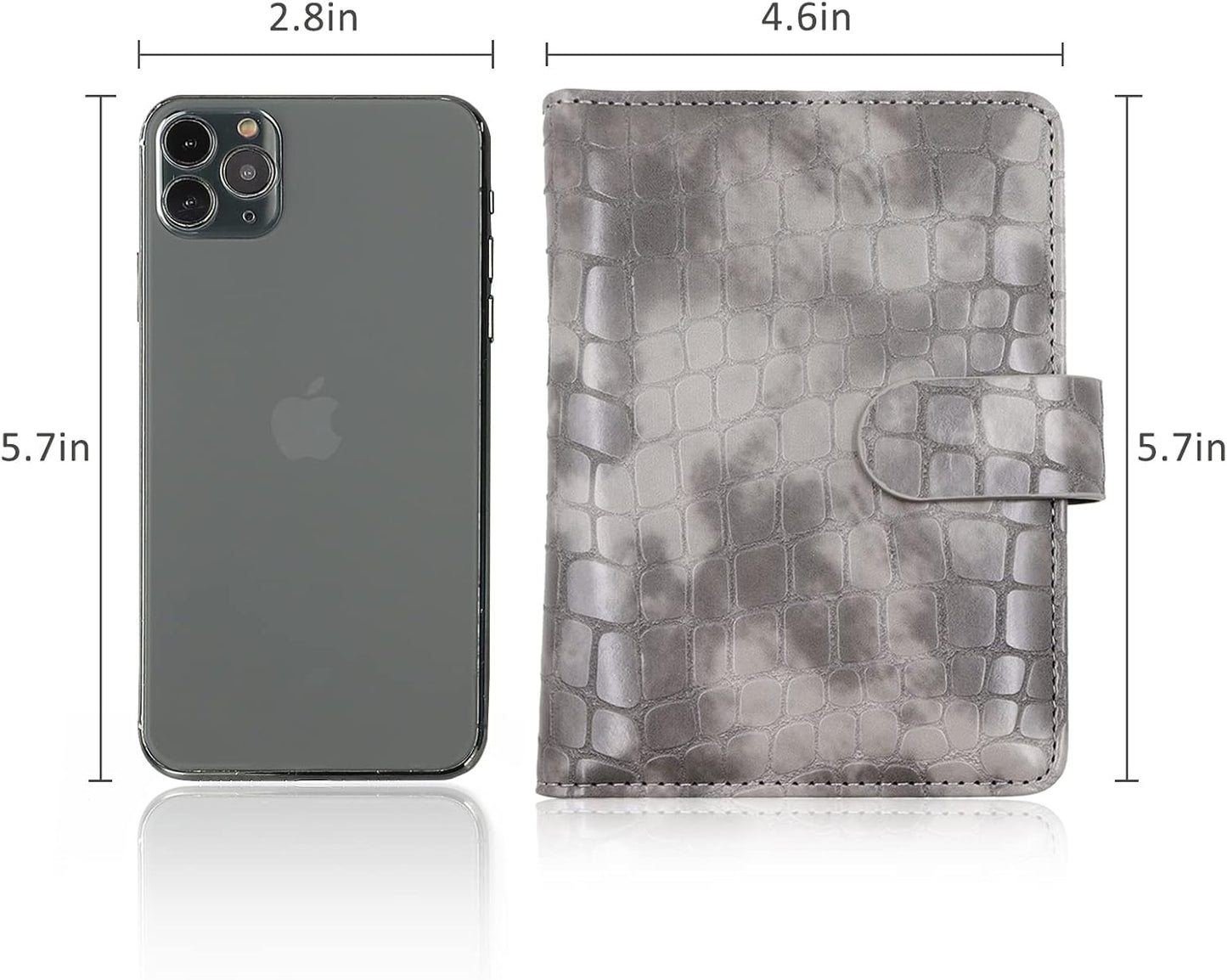 Melsbrinna Rfid Passport Holder for Travel women/Men, Cute Passport Wallet Rfid Blocking Card Slots, Rfid Passport Cover/CaseTravel Wallet, Passport Book Holder (1, Grey)