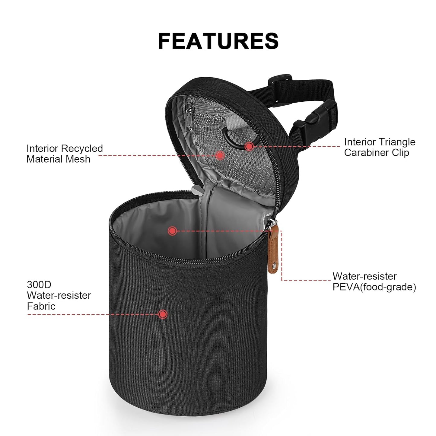 Accmor Breastmilk Cooler Bag, Insulated Baby Bottle Cooler Tote Bags for Nursing Mom Daycare