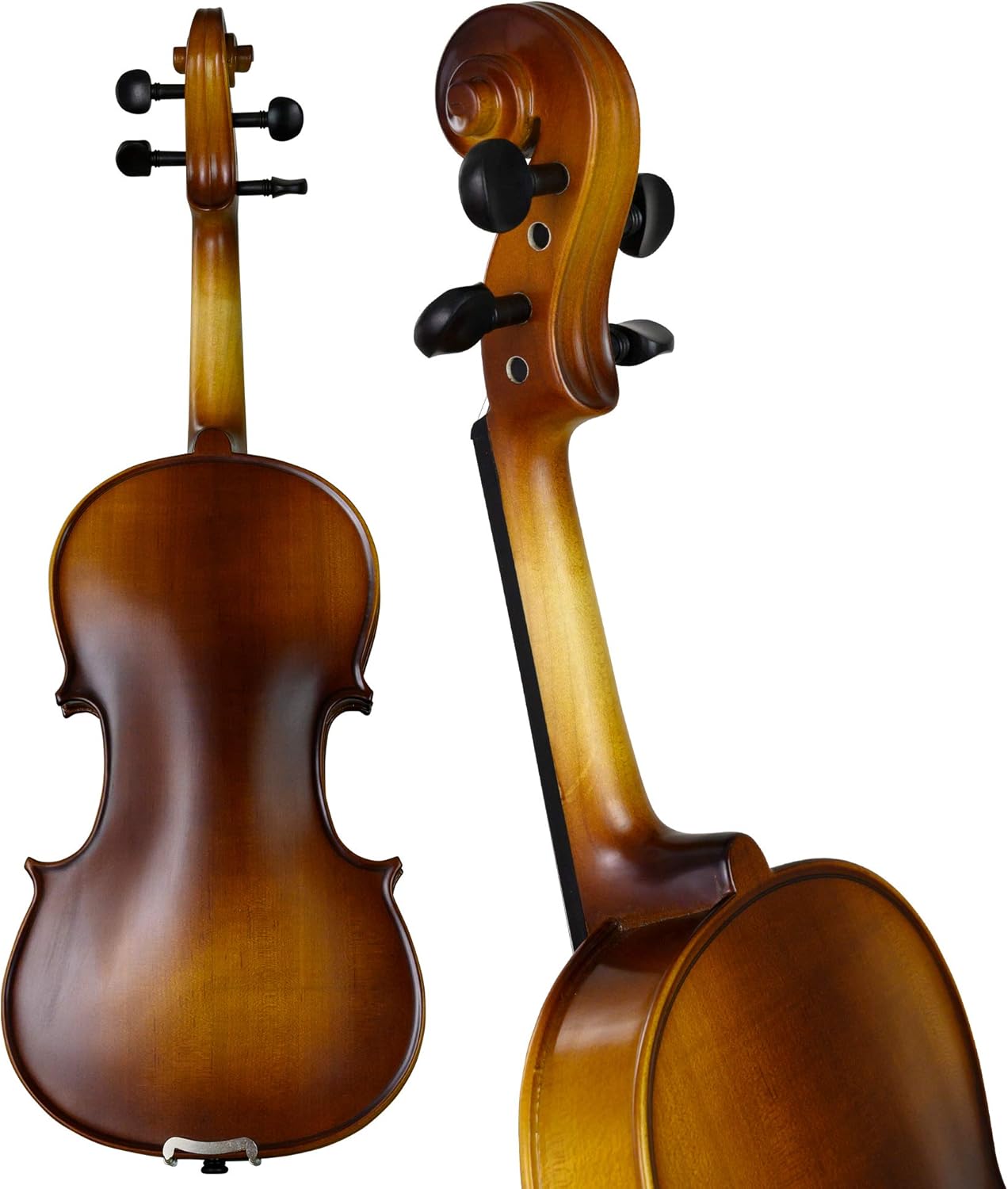 Bunnel Premier Violin Outfit 1/10 Size — Carrying Case and Accessories Included — Solid Maple Wood and Ebony Fittings By Kennedy Violins