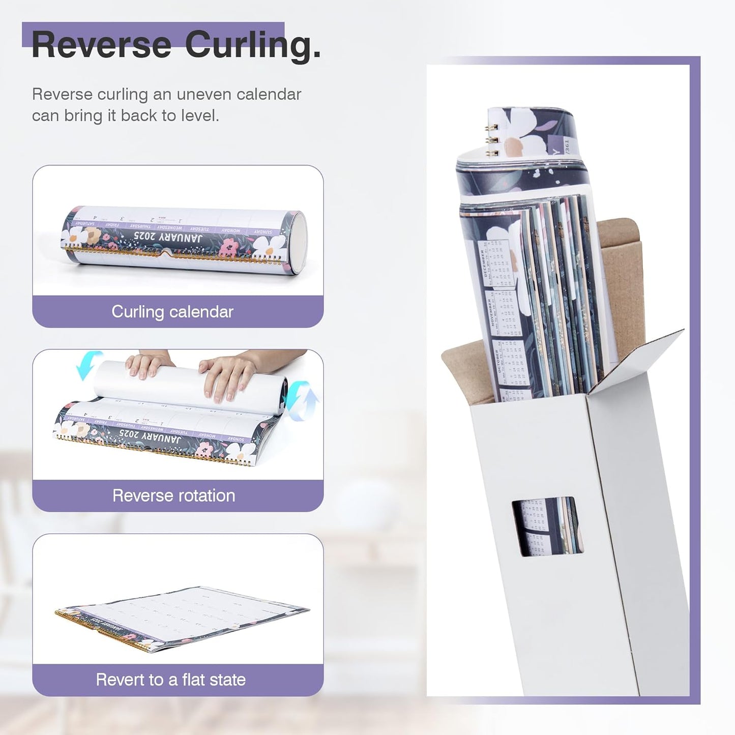 2025 Calendar, Wall Calendar 2025-2026 (17"x22") with Lines, Monthly Calendar from Jan 2025 to Jun 2026, Vertical Large Monthly Family Calendar 2025 for Wall, Calendario 2025