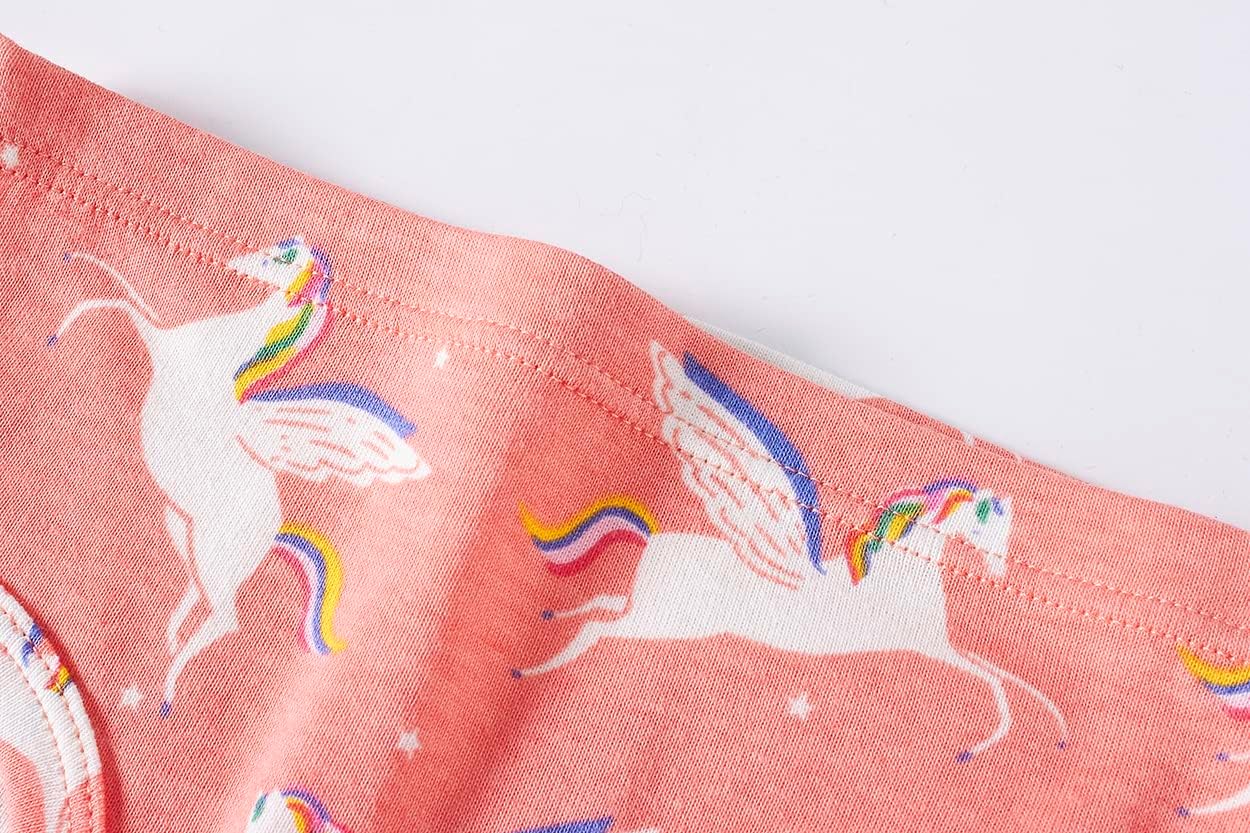 Hahan Girls Soft Panties Toddler Girls Cotton Underwear Kids Briefs