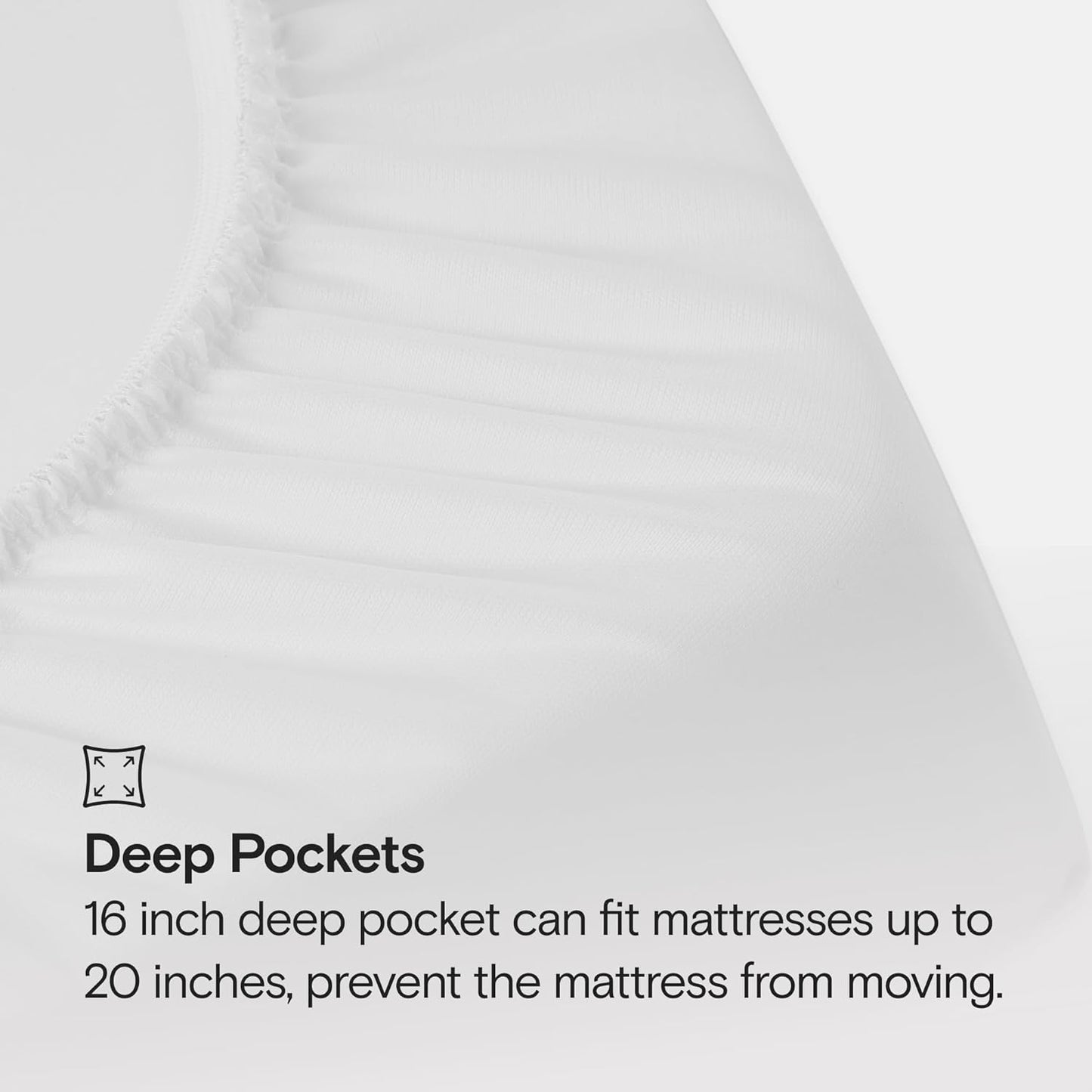 SIJO Mattress Protector, 100% Waterproof, Cooling, Ultra Soft, Noiseless, 16 inch Deep Pocket, Best Overall Mattress Protector Award Winner by Apartment Therapy (Cal King)