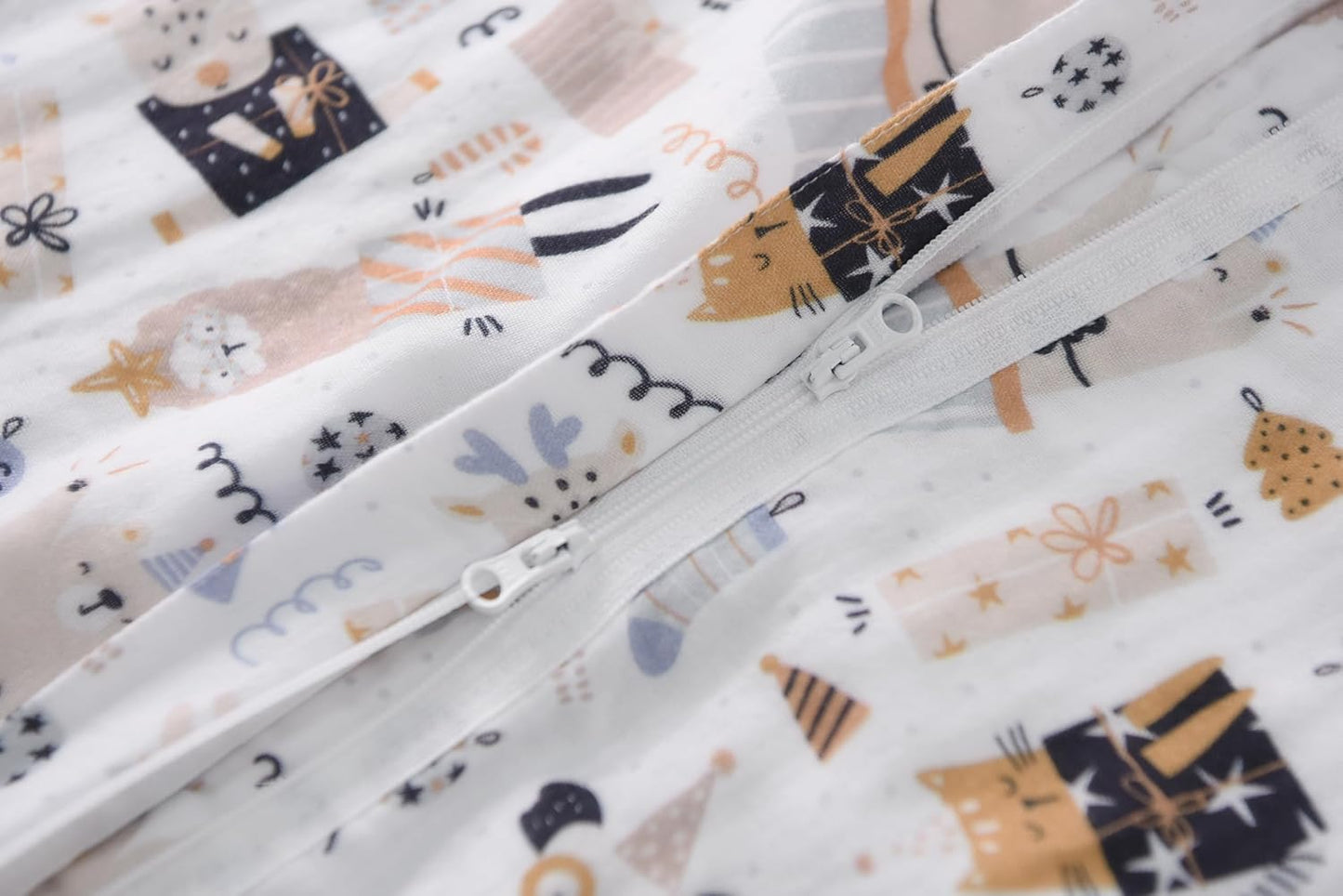 Toddler Sleep Sack 2-4 T Baby Wearable Blanket 100% Organic Cotton 0.5 TOG Baby Muslin Sleep Sacks 2- Way Zipper Soft XL 2T 3T 4T