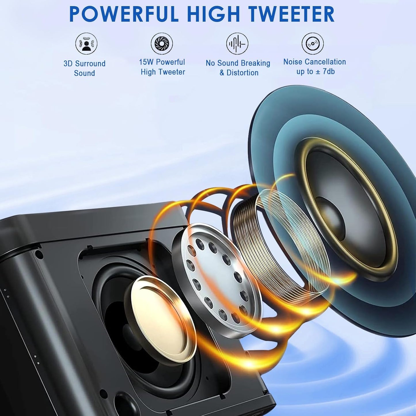 Karaoke Machine for Kids Adults - Portable Bluetooth Speaker with 2 Wireless Microphones, Singing Machine for Home Party, Birthday Gifts for Girls Boys Ages 4, 5, 6, 7, 8, 9, 10, 11, 12+ Years Old