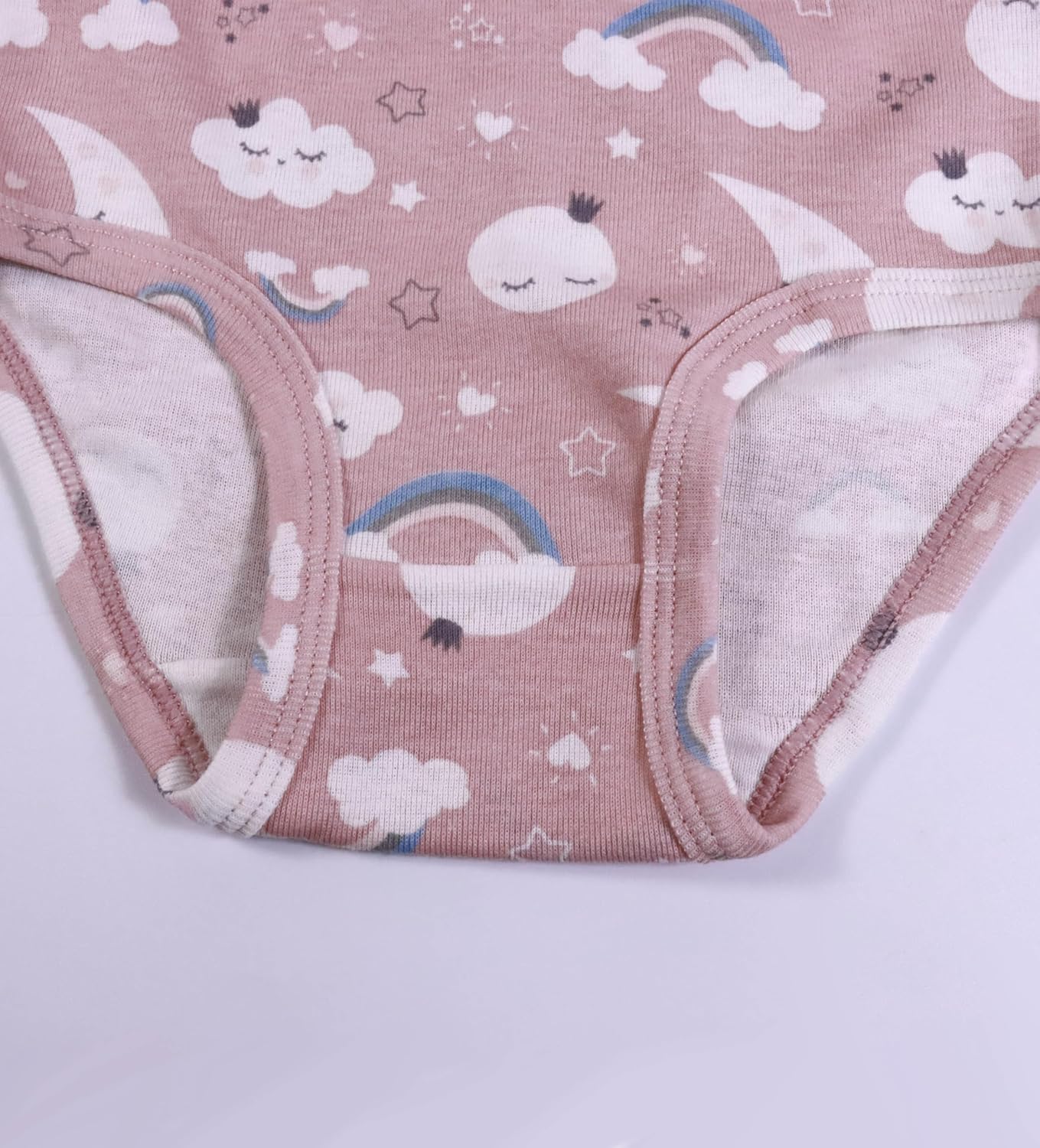 Boboking Soft Cotton Underwear Toddler Girls'Briefs Soft Undies