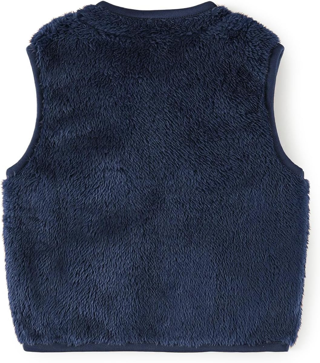 Baby Boys Girls Fleece Vest Zip Up Cute Bear Jackets Fuzzy Fall Winter Warm Clothes Newborn Outwear for Toddler Infant