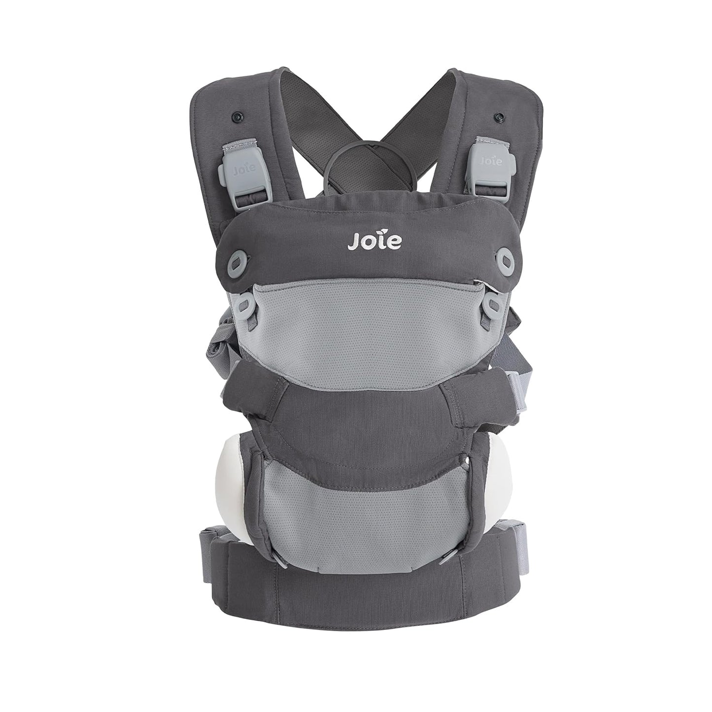 Joie Savvy lite 3-in-1 Baby Carrier – Lightweight, Ergonomic Baby Carrier with 3 Carry Positions, Padded Straps, and Lumbar Support (Cobblestone)