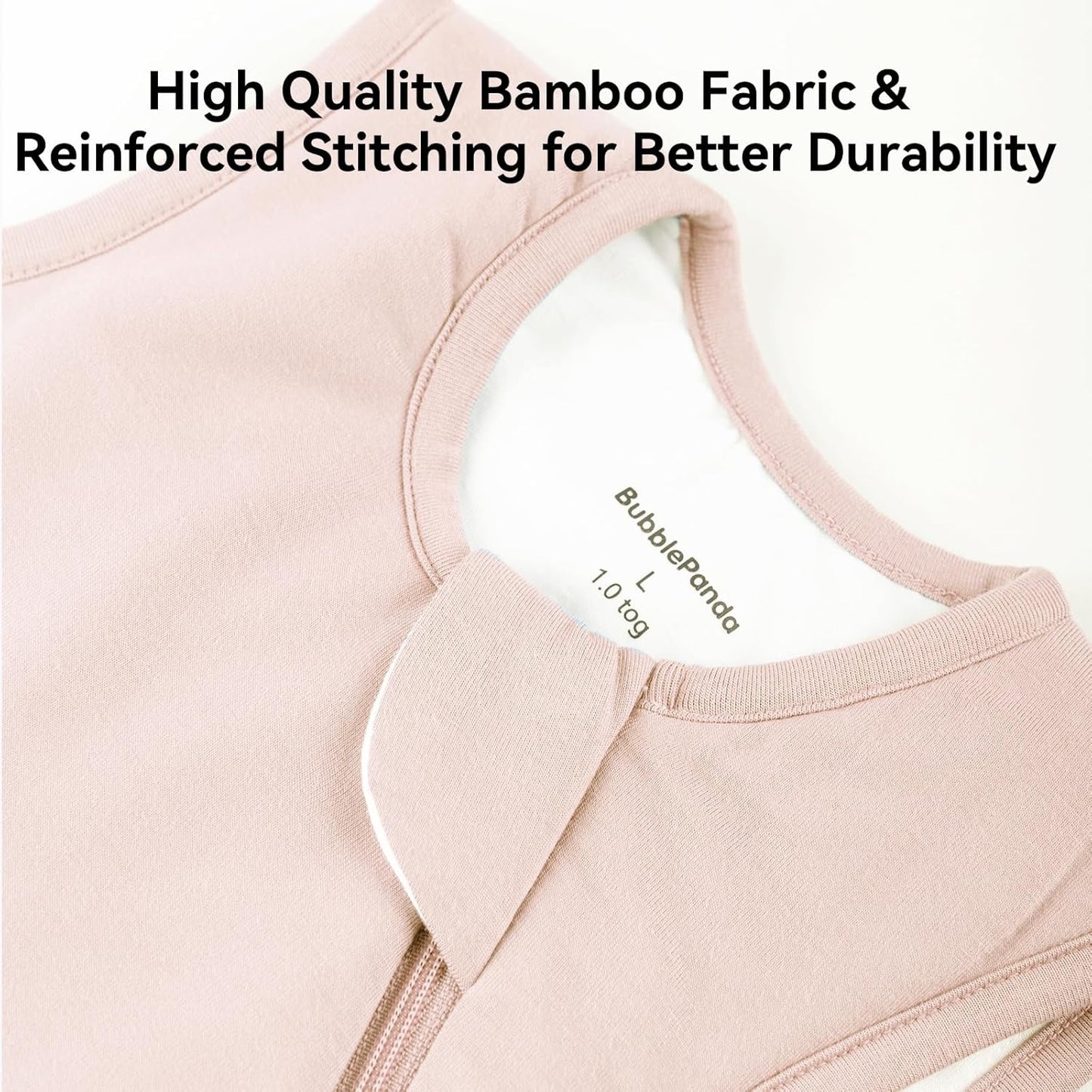 Rayon Made from Bamboo Sleep Sack 12-18 Months 1.0 Tog Ultra Soft Baby Wearable Blanket Toddler Sleep Sack for Babies Unisex Girl Boy 2-Way Zipper Baby Sleeping Bag Breathable Lightweight Large