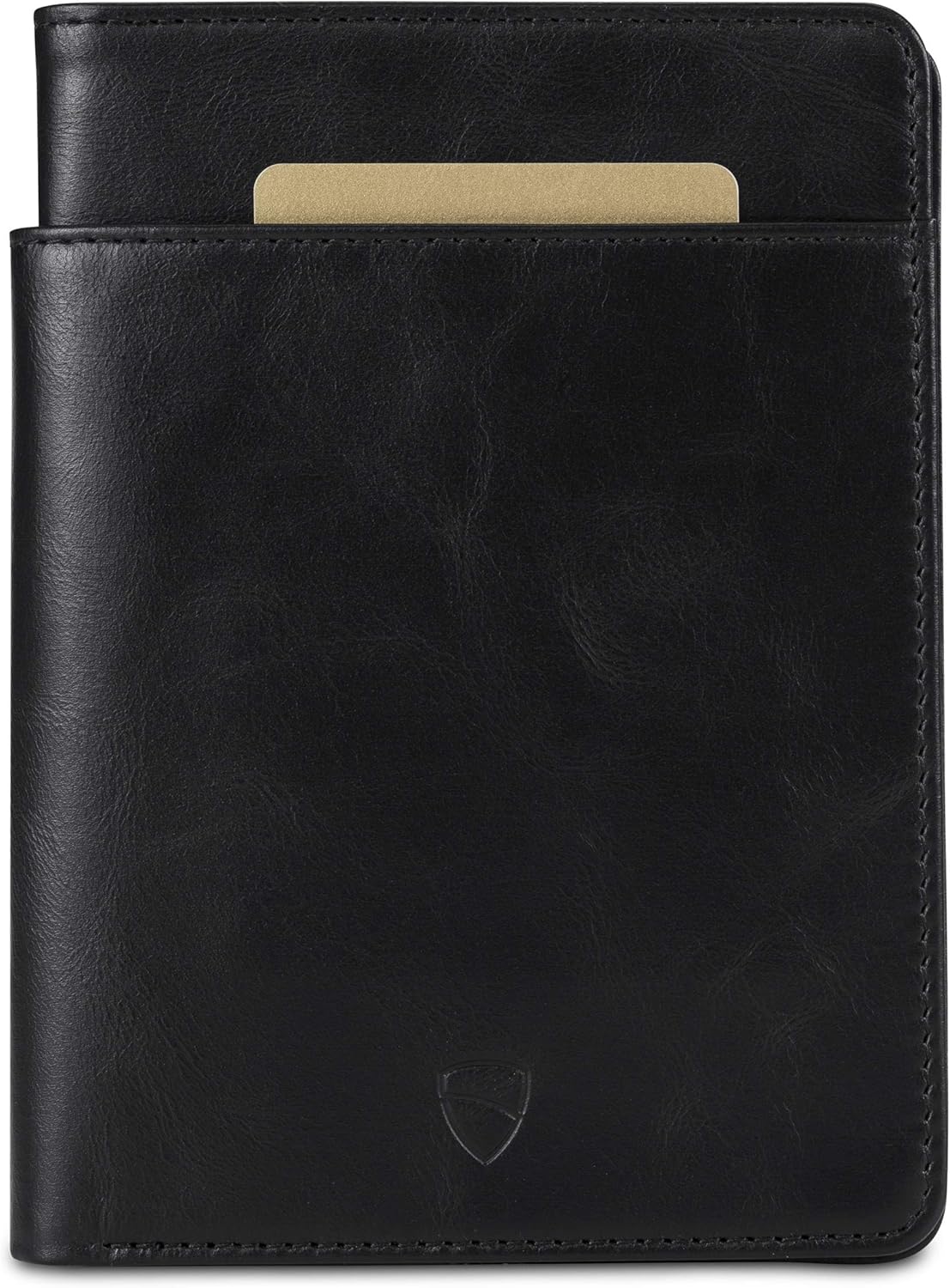 Vaultskin Leather Passport Holder, Slim RFID Blocking Travel Wallet for Men and Women, Fits Passport, Credit Cards, ID, Cash, Passport Cover Ideal Travel Accessories with Gift Box (Kensington)