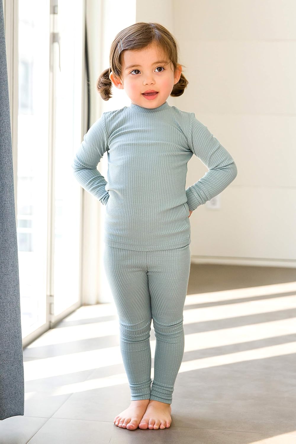 VAENAIT 6M-12Y Toddler Kids Girls Boys Soft Comfy Modal Tencel Solid Raglan Sleepwear Pajamas Pjs 2pcs/4pcs Set