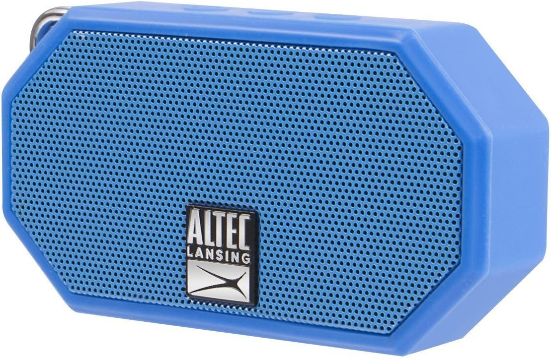 Altec Lansing Mini H2O - Waterproof Bluetooth Speaker, IP67 Certified & Floats in Water, Compact & Portable Speaker for Hiking, Camping, Pool, and Beach