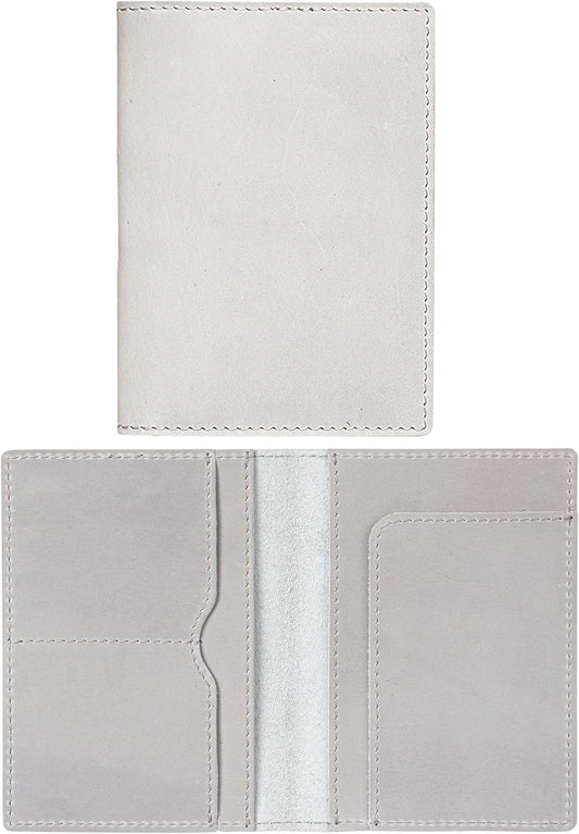 HIFA Leather Passport Holder, Handmade Passport Cover with Card and Ticket Slot - Genuine Leather, Elegant Design, Easy Access - Passport Case, Passport Wallet, Passport Holder