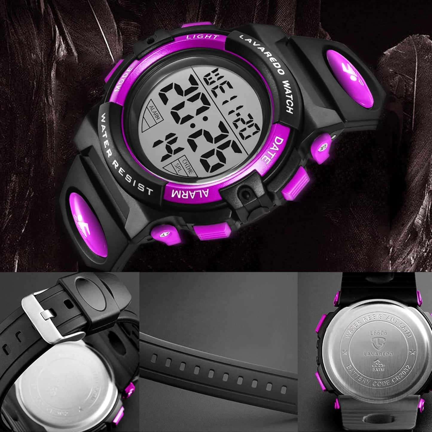Kids Watch,Boys Watch for 3-15 Year Old Boys,Digital Sport Outdoor Multifunctional Chronograph LED 50 M Waterproof Alarm Calendar Analog Watch for Children with Silicone Band,Kids Gift