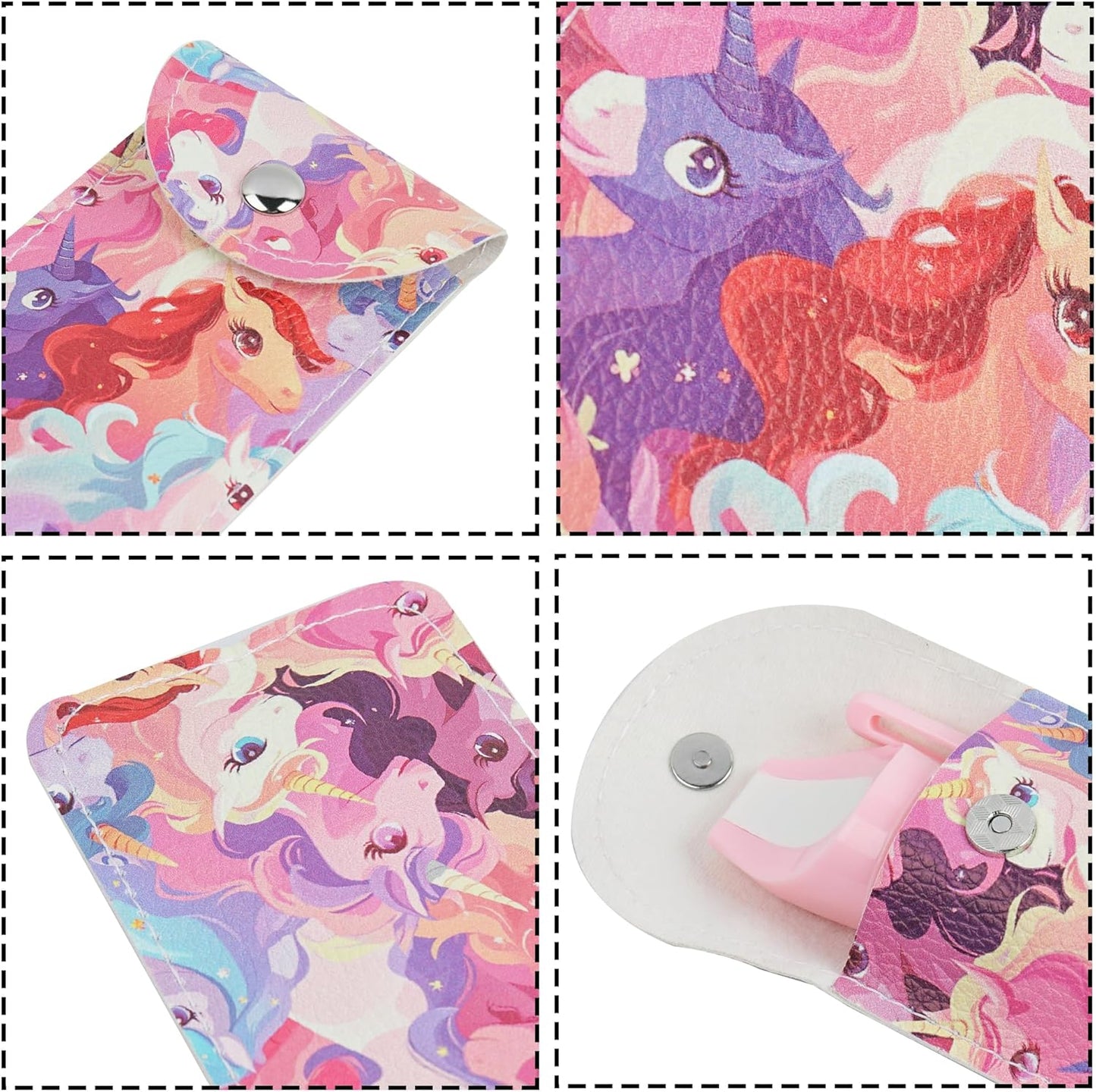 Recorder Instrument for Beginner Kids Adults,8-Hole Soprano Descant Recorder Music Flute with with Cleaning Rod & Leather Case For School Student Home Entertainment(2-Dense Unicorn)