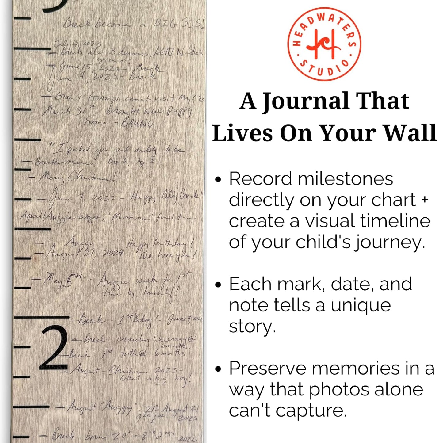 Boho Growth Chart for Wall - Height Board Growth Chart Wooden Growth Chart for Wall Kids Measuring Chart for Wall Height Chart Growth Chart for Kids (Love Grows Here, Gray)