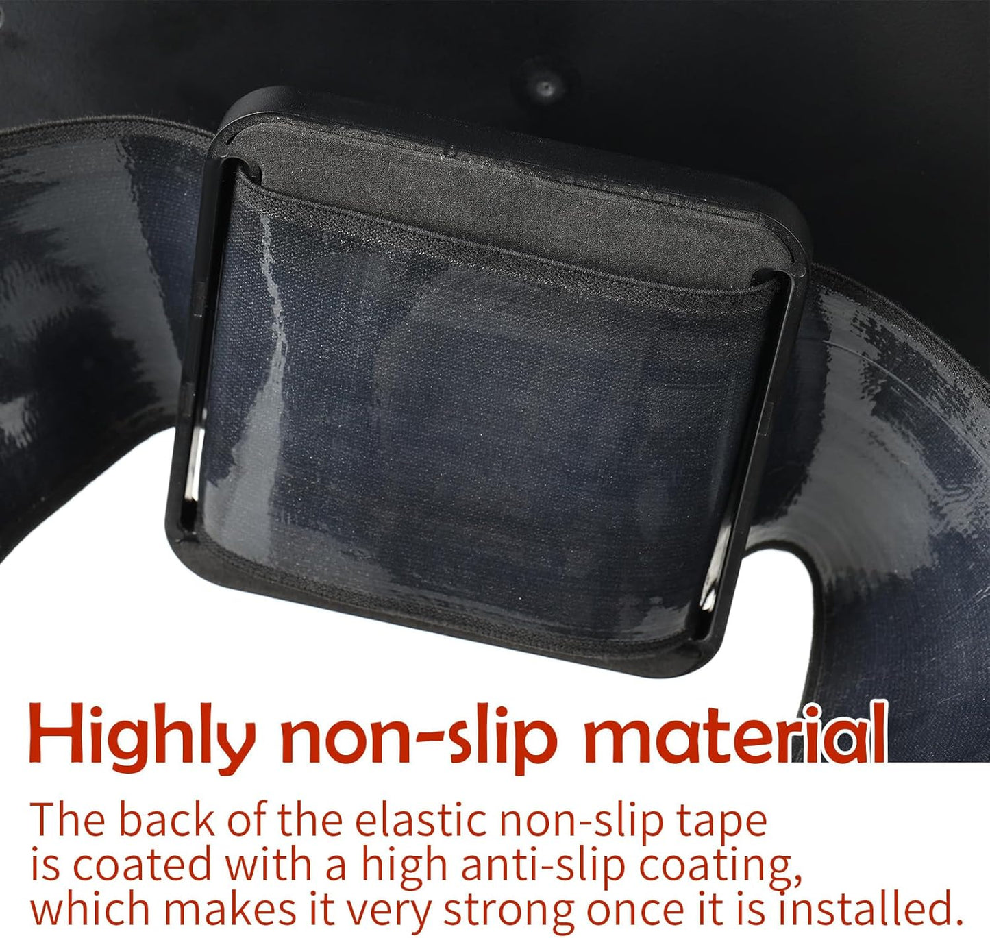 Funbliss Baby Car Mirror for Fixed Headrest, Compatible with Tesla Car Mirror for Baby and Other Models, 360° Rotation Clear & Wide View, Easy Install with Non-Slip Elastic Fixing