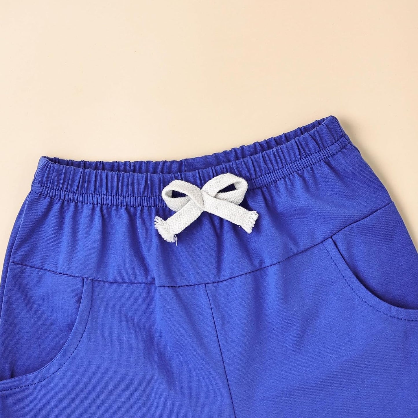 Baby Boy Clothes Toddler Boy Summer Outfits Short Sleeve Patchwork Top T-shirt & Pocket Pant Set 2 Piece 12 Months-4T