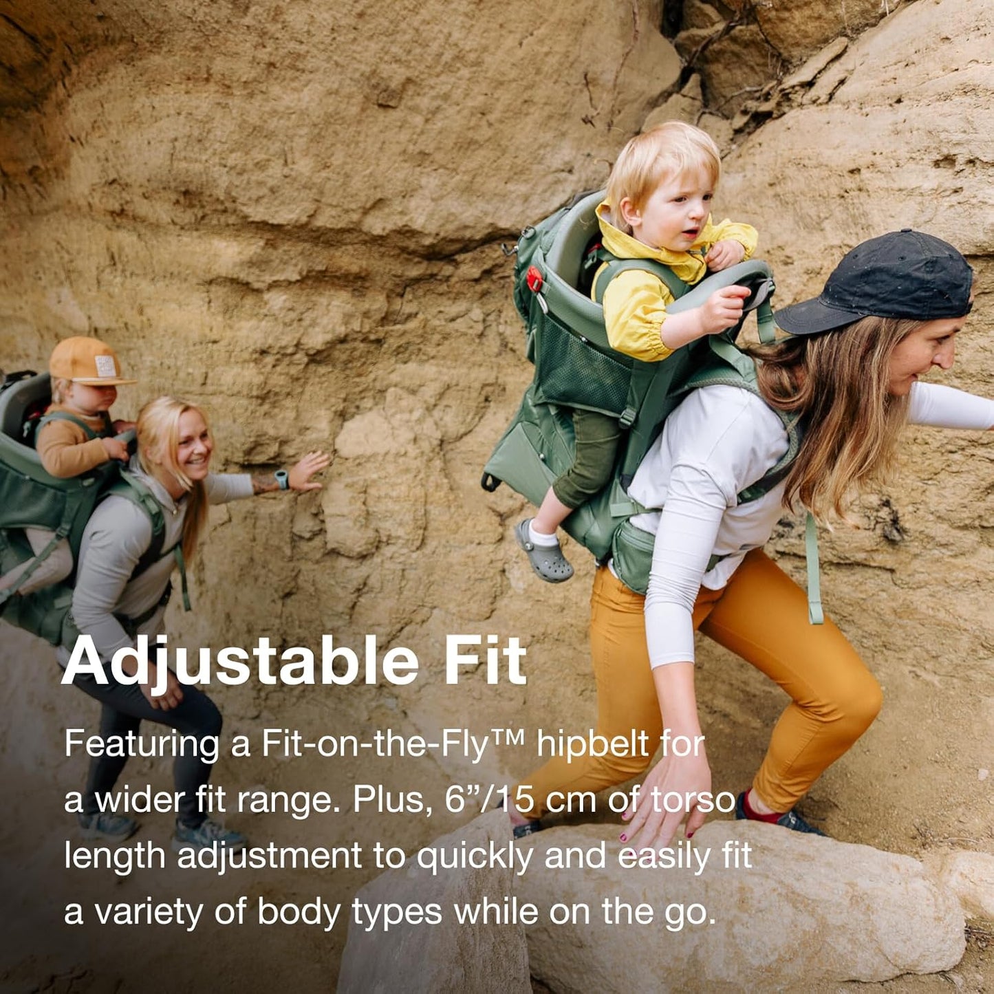 Osprey Poco Premium Child Carrier Backpack - Deluxe Kid Carrier for Hiking with Built-in Sunshade, Removable Daypack, and Adjustable Fit - Premium Comfort for Parent and Child