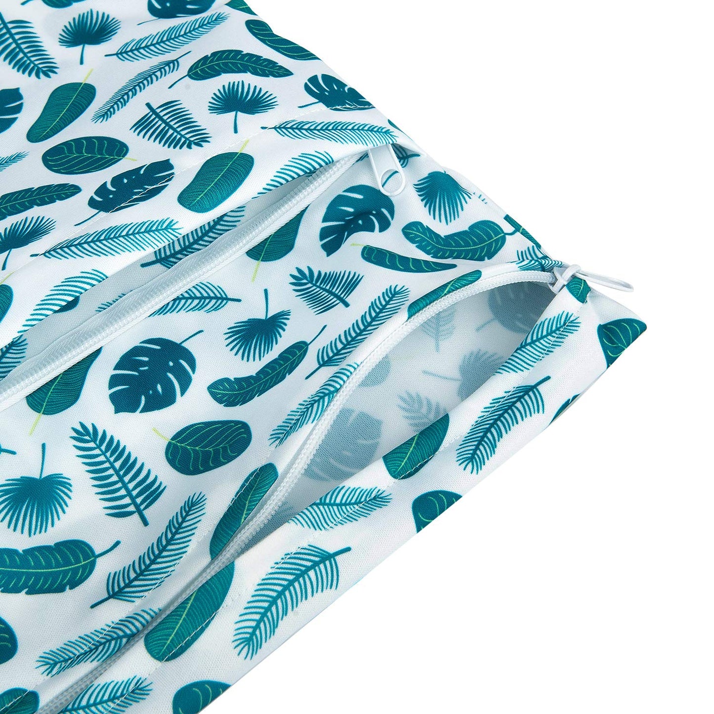 babygoal Wet Dry Bags for Baby Cloth Diapers, Washable Travel Bags, Beach, Pool, Gym Bag for Swimsuits & Wet Clothes with Two Zippered Pockets 3 Pack, 3LN12