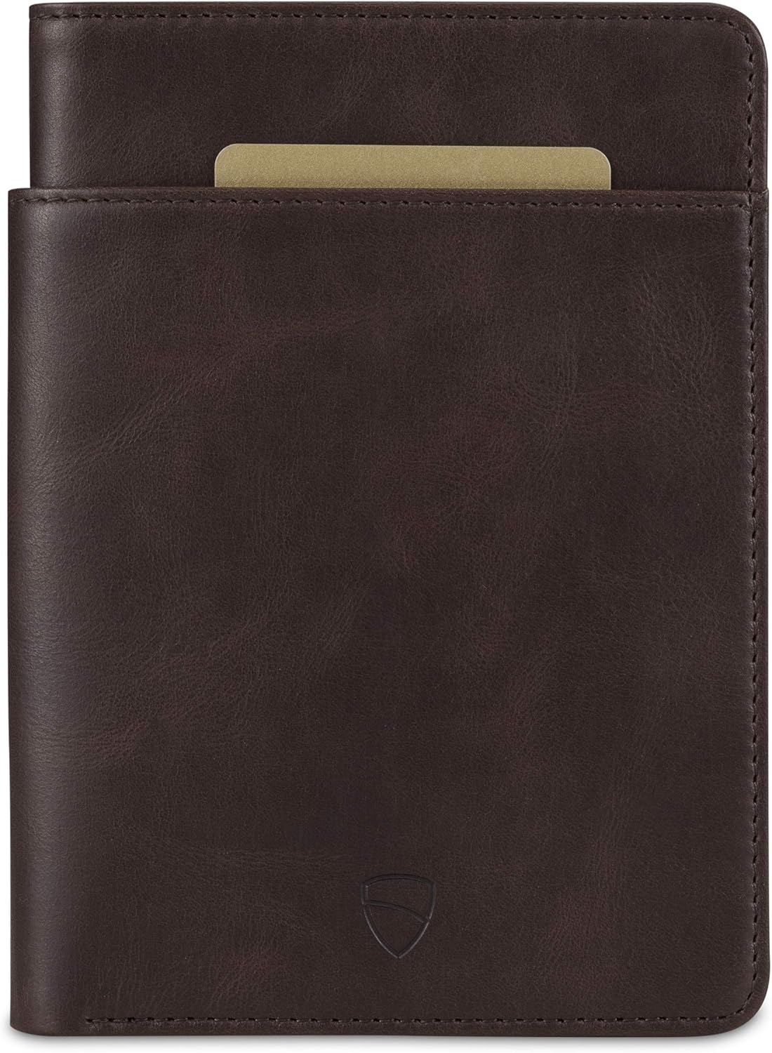 Vaultskin Leather Passport Holder, Slim RFID Blocking Travel Wallet for Men and Women, Fits Passport, Credit Cards, ID, Cash, Passport Cover Ideal Travel Accessories with Gift Box (Kensington)
