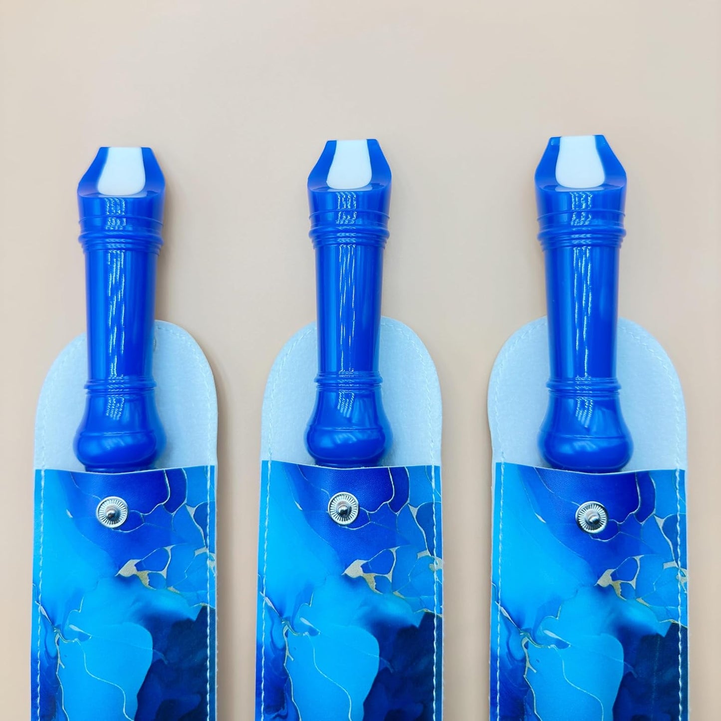 Soprano Recorder for Kids Beginners, German Fingering, C Key, 3 Piece with Cleaning Rod, Bag, Fingering Chart (Blue)…