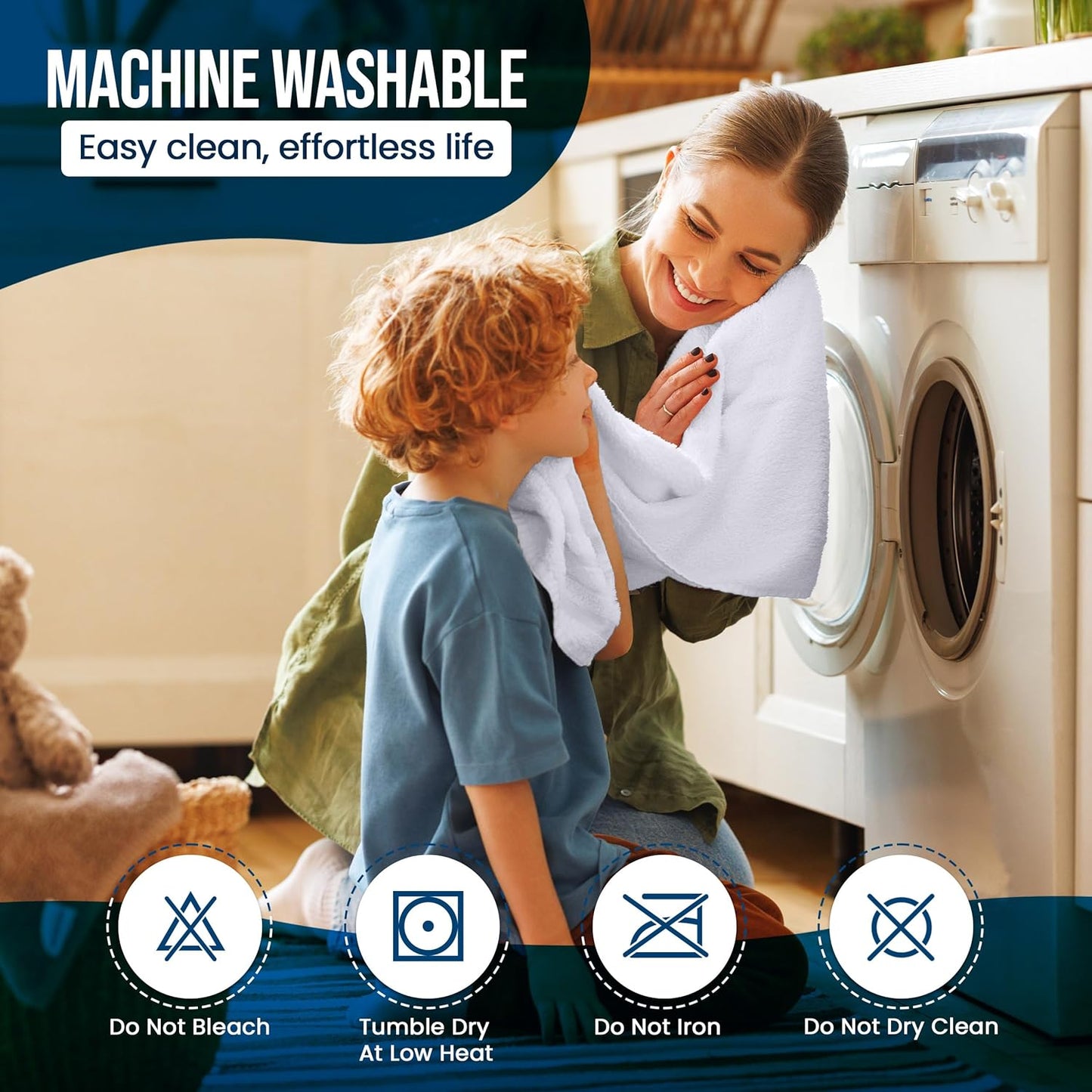 Utopia Bedding Waterproof Mattress Protector California King Size 2 Pack, 200 GSM Breathable Terry Mattress Cover, Fitted Style with Stretchable Pockets (White)