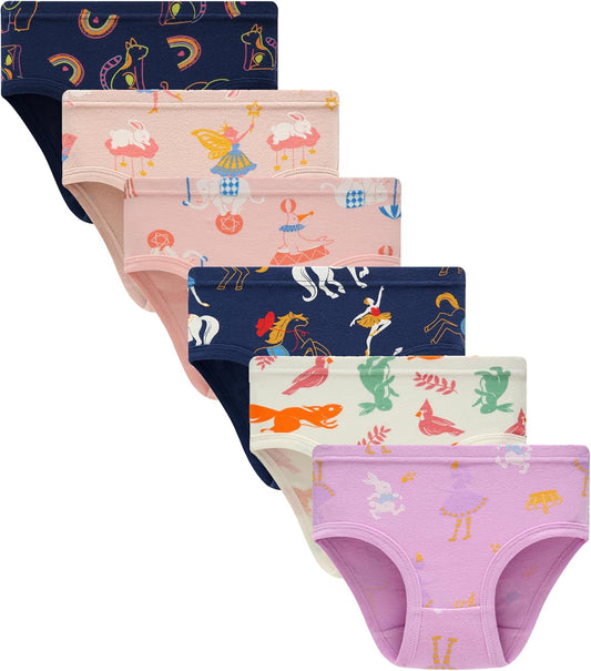 Boboking Soft Cotton Underwear Toddler Girls'Briefs Soft Undies