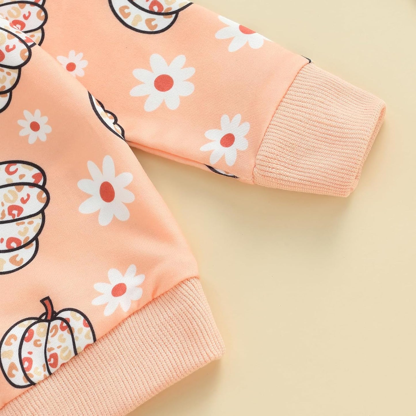 0-4T Toddler Boy Girl Halloween Outfit Fall Clothes Ghost Long Sleeve Sweatshirt Top Pants Baby Halloween Clothes