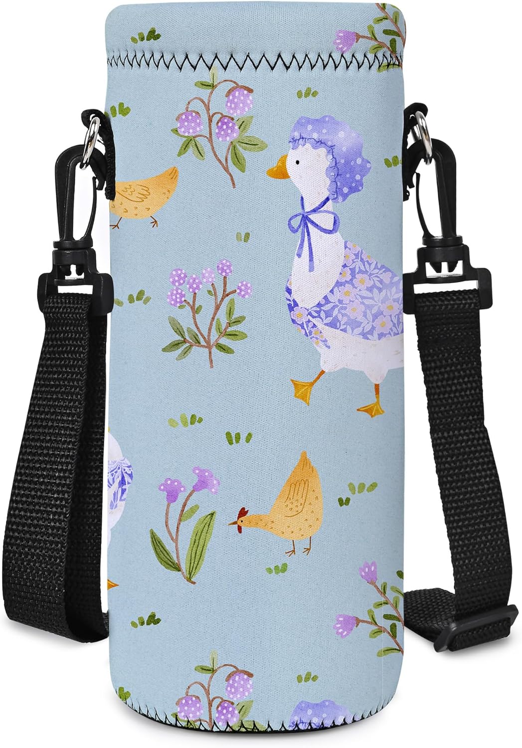 AUPET Water Bottle Bag Carrier,24oz/32oz Insulated Neoprene bottle Sling Holder Case Pouch Cover for 1000ML/750ML Bottles with Shoulder Strap for walking