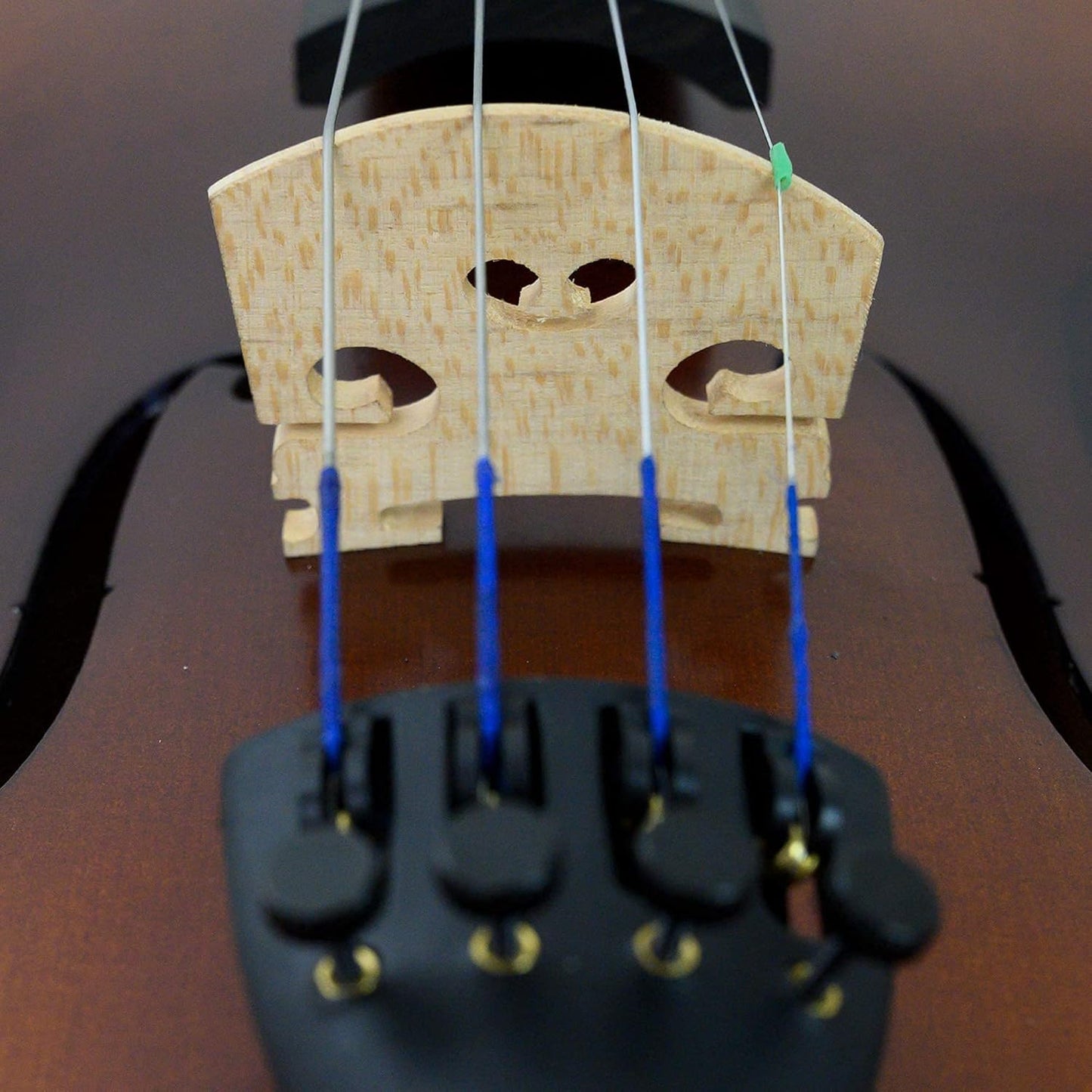 Bunnel Premier Violin Outfit 1/16 Size - Carrying Case and Accessories Included — Solid Maple Wood and Ebony Fittings By Kennedy Violins