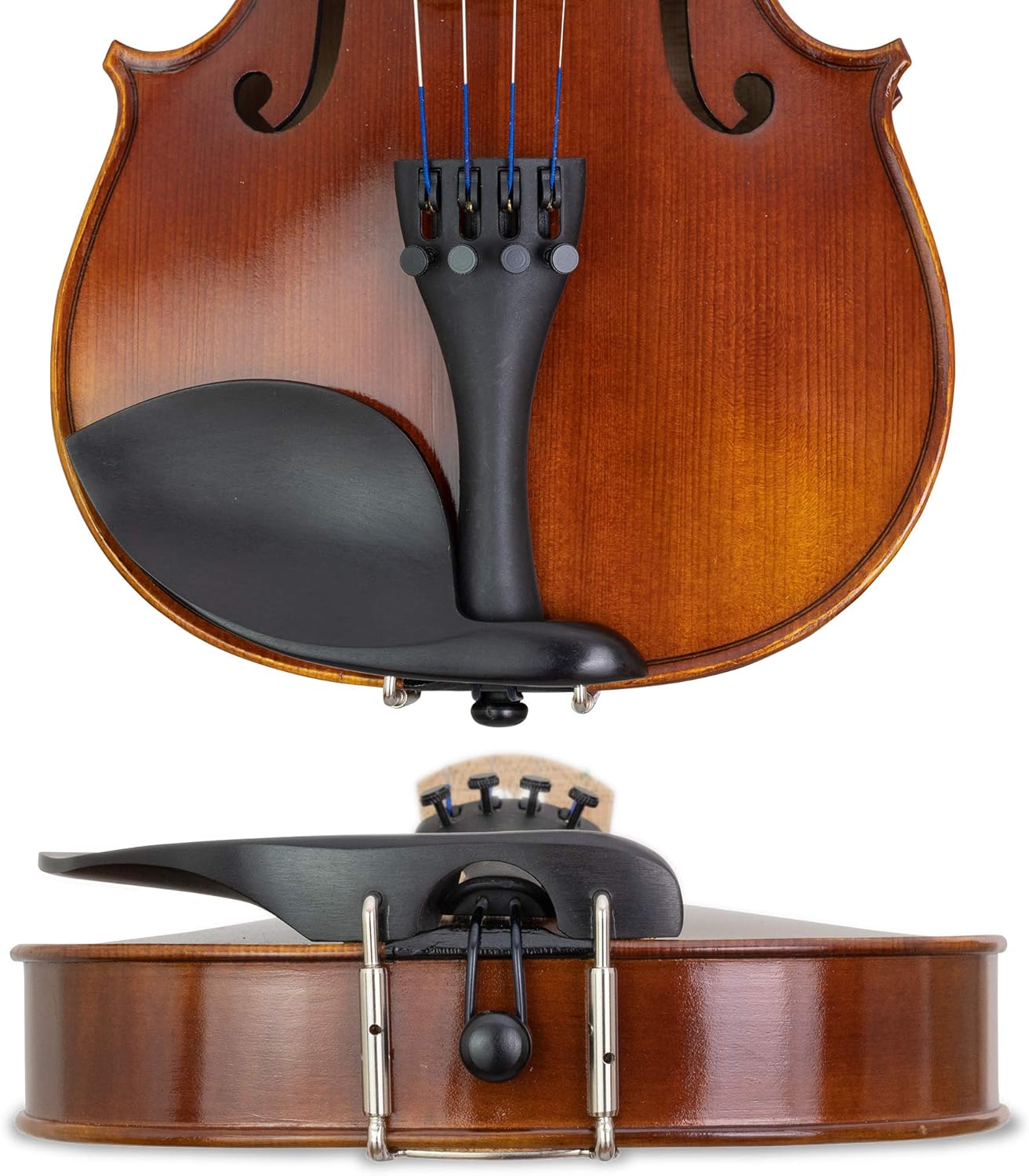 Kennedy Violins Louis Carpini G2 Violin Outfit 1/4 Size — Carrying Case and Accessories Included — Solid Maple Wood & Ebony Fittings