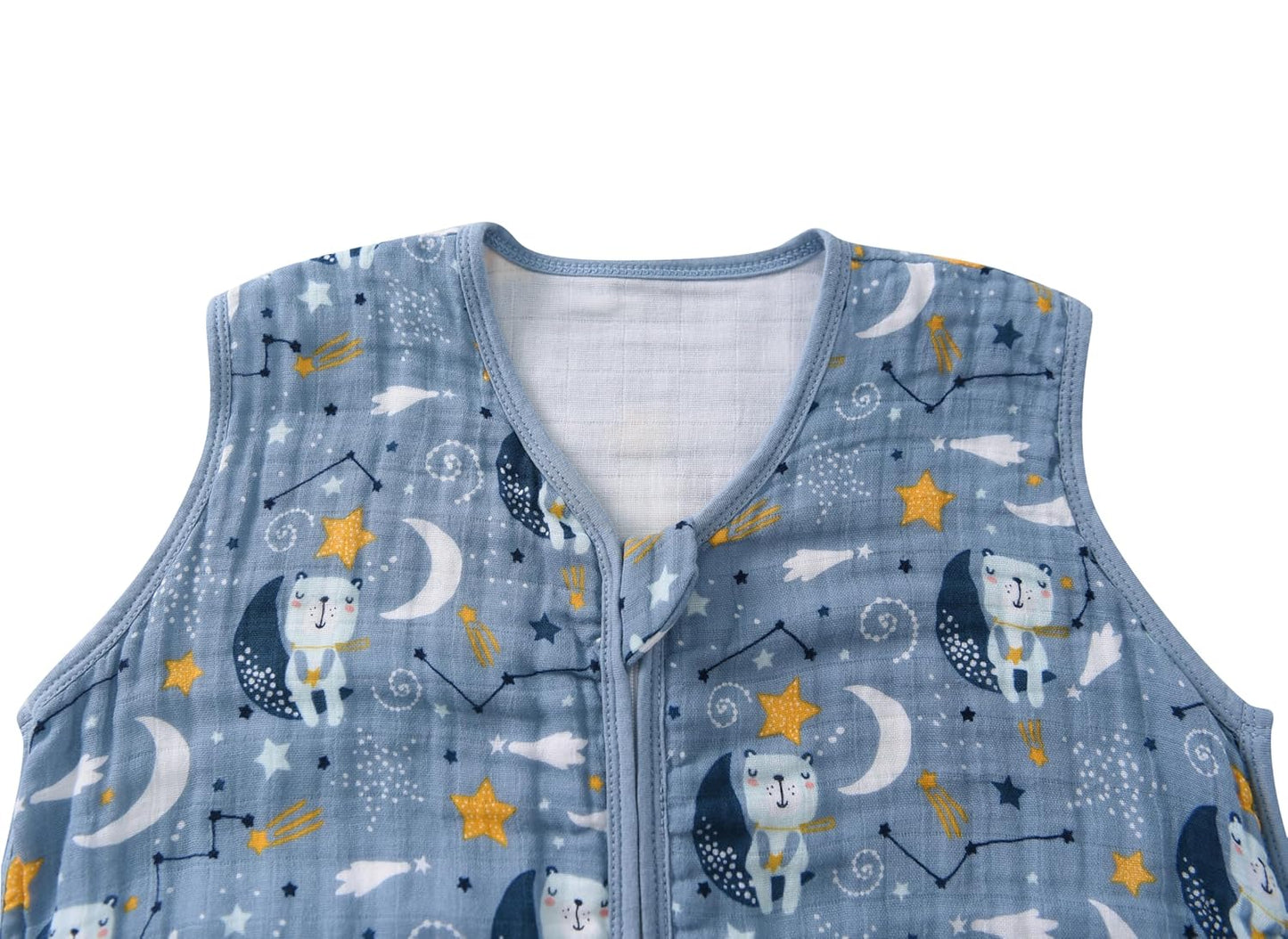 Baby Sleep Sack 2-4 T Boys & Girls Wearable Blanket 100% Organic Cotton 0.5 TOG Toddler Sleeping Sack 2- Way Zipper X-Large Bear