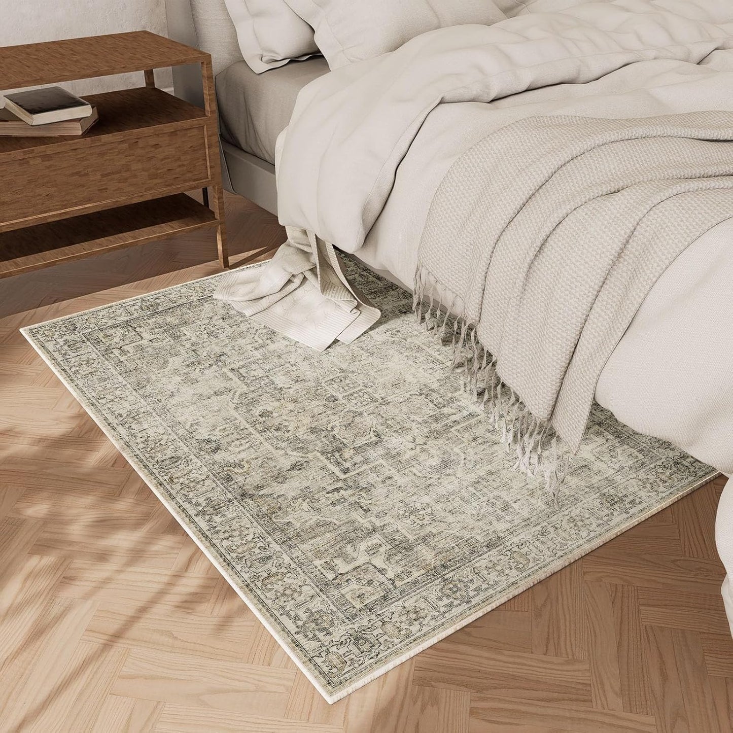 Machine Washable Throw Rugs for Entryway: Door Mat Indoor Entrance 2x3 Small Rug Stain Resistant Non-Slip Low Pile Soft Carpet for Kitchen Front Door Indoor Entry Bathroom Bedroom