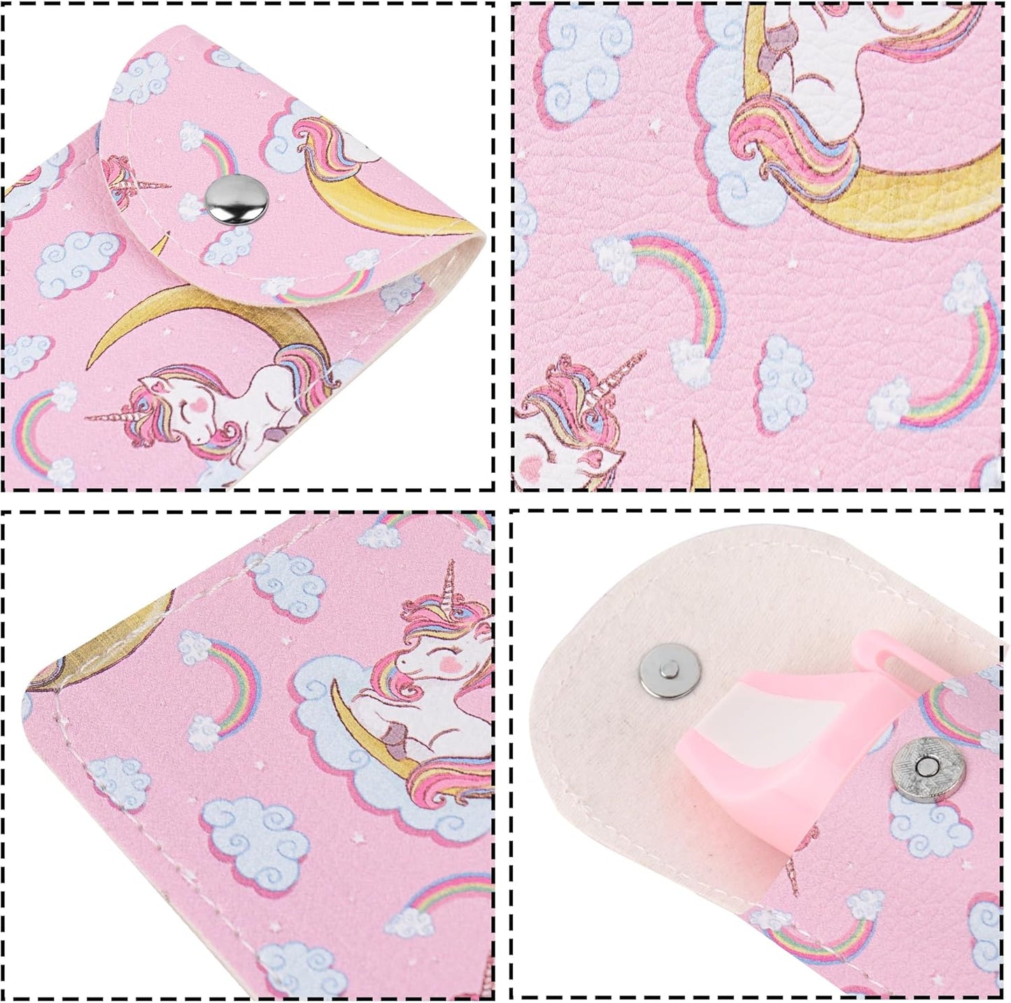 Recorder Instrument for Beginner Kids Adults,8-Hole Soprano Descant Recorder Music Flute with with Cleaning Rod & Leather Case For School Student Home Entertainment(4-Pink Unicorn Flamingo)