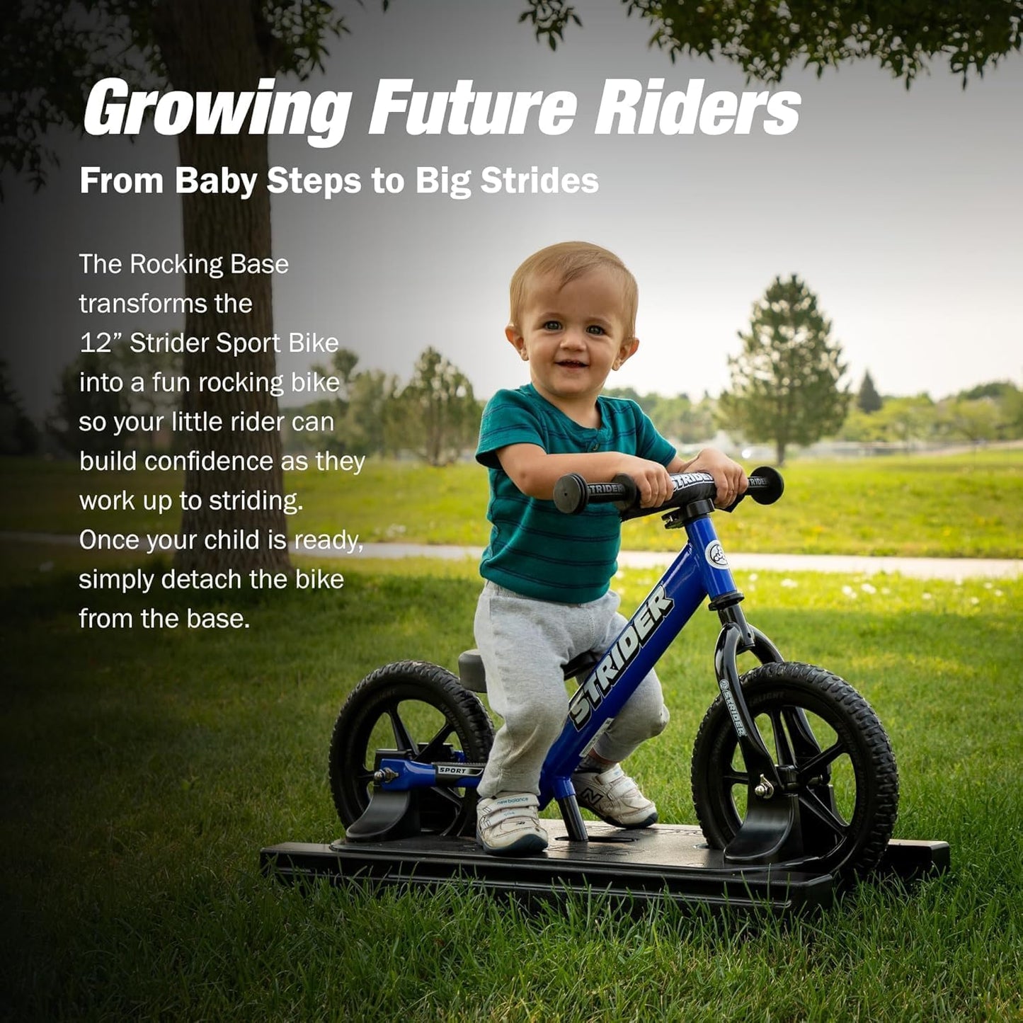 Strider 12” - Helps Teach Baby How to Ride a Balance Bicycle - for Kids 6 Months to 4 Years - Easy Assembly & Adjustments