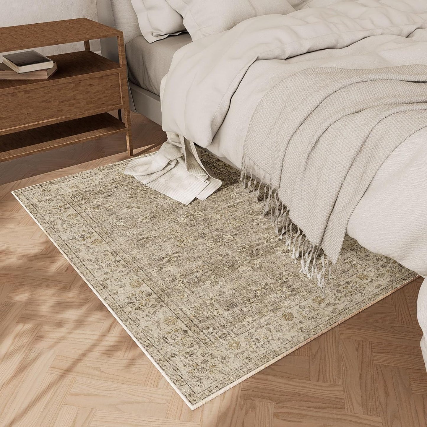 Washable Entryway Small Area Rugs: Door Mat Indoor Entrance 2x3 Boho Rug Stain Resistant Non-Slip Rubber Backing Soft Carpet for Kitchen Front Door Indoor Entrance Entry Bedroom Kids Room